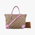 Guccissima Heart Bit Beige × Pink Canvas×Leather 269957 H011347766グッチシマ ハートビット ベージュ×ピンク キャンバス×レザー 269957 H011347766