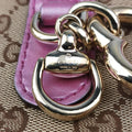 Guccissima Heart Bit Beige × Pink Canvas×Leather 269957 H011347766グッチシマ ハートビット ベージュ×ピンク キャンバス×レザー 269957 H011347766