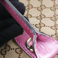 Guccissima Heart Bit Beige × Pink Canvas×Leather 269957 H011347766グッチシマ ハートビット ベージュ×ピンク キャンバス×レザー 269957 H011347766