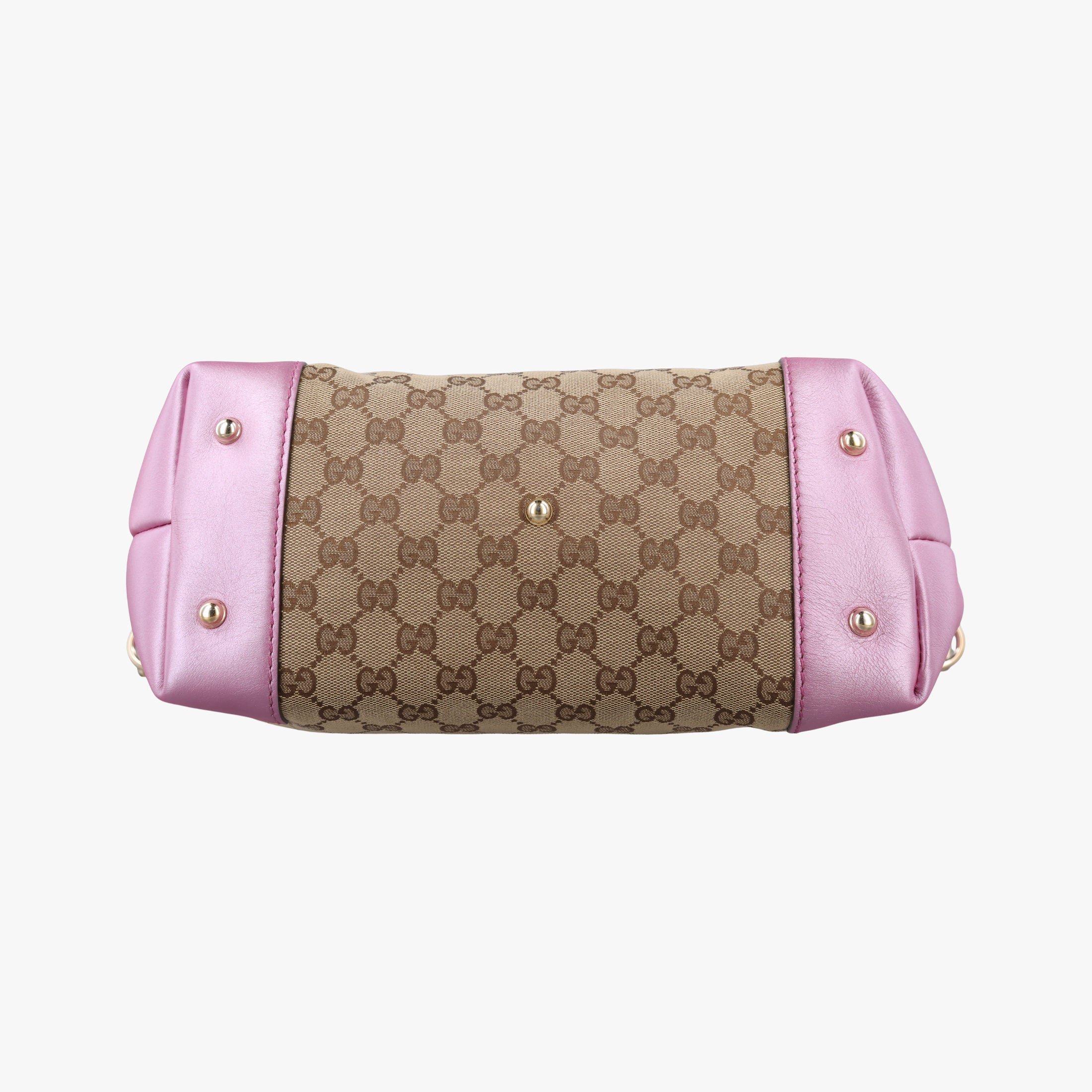 Guccissima Heart Bit Beige × Pink Canvas×Leather 269957 H011347766グッチシマ ハートビット ベージュ×ピンク キャンバス×レザー 269957 H011347766