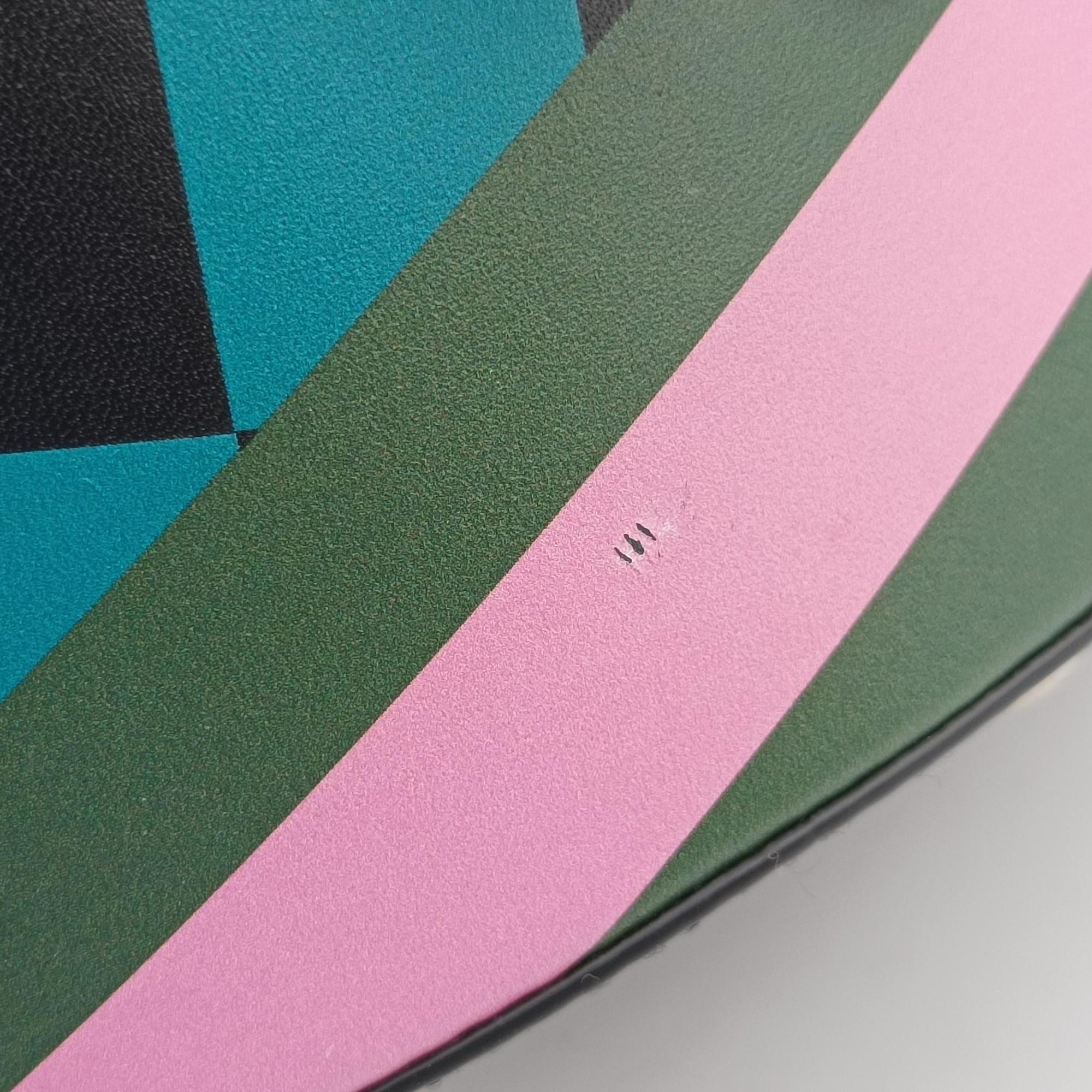 Printed bucket Black × blue × pink × green Leather 675882 I3023790プリント バケット ブラック × ブルー × ピンク × グリーン レザー 675882 I3023790