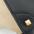 Luggage Mini Shopper Beige×Bordeaux×Black Suede × leather S-SA-0182 S-MM-0192ラゲージミニショッパー ベージュ×ボルドー×ブラック スエード×レザー S-SA-0182 S-MM-0192
