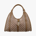 New Jackie Brown×gBeige canvas×leather 203494 Lot number unknownニュージャッキー ブラウン×ベージュ キャンバス×レザー 203494 製番不明