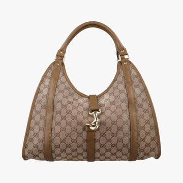 New Jackie Brown×gBeige canvas×leather 203494 Lot number unknownニュージャッキー ブラウン×ベージュ キャンバス×レザー 203494 製番不明