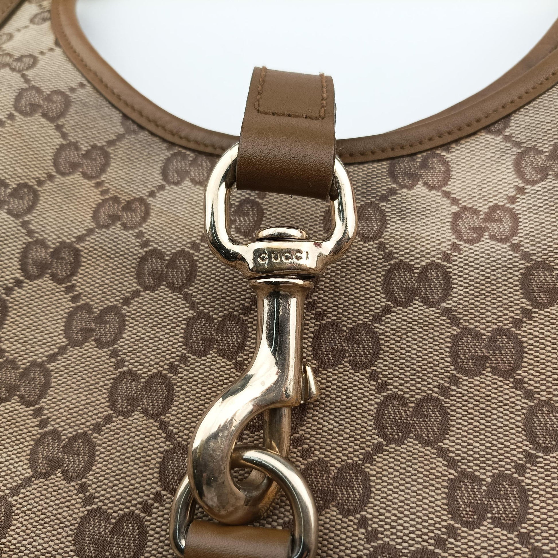 New Jackie Brown×gBeige canvas×leather 203494 Lot number unknownニュージャッキー ブラウン×ベージュ キャンバス×レザー 203494 製番不明