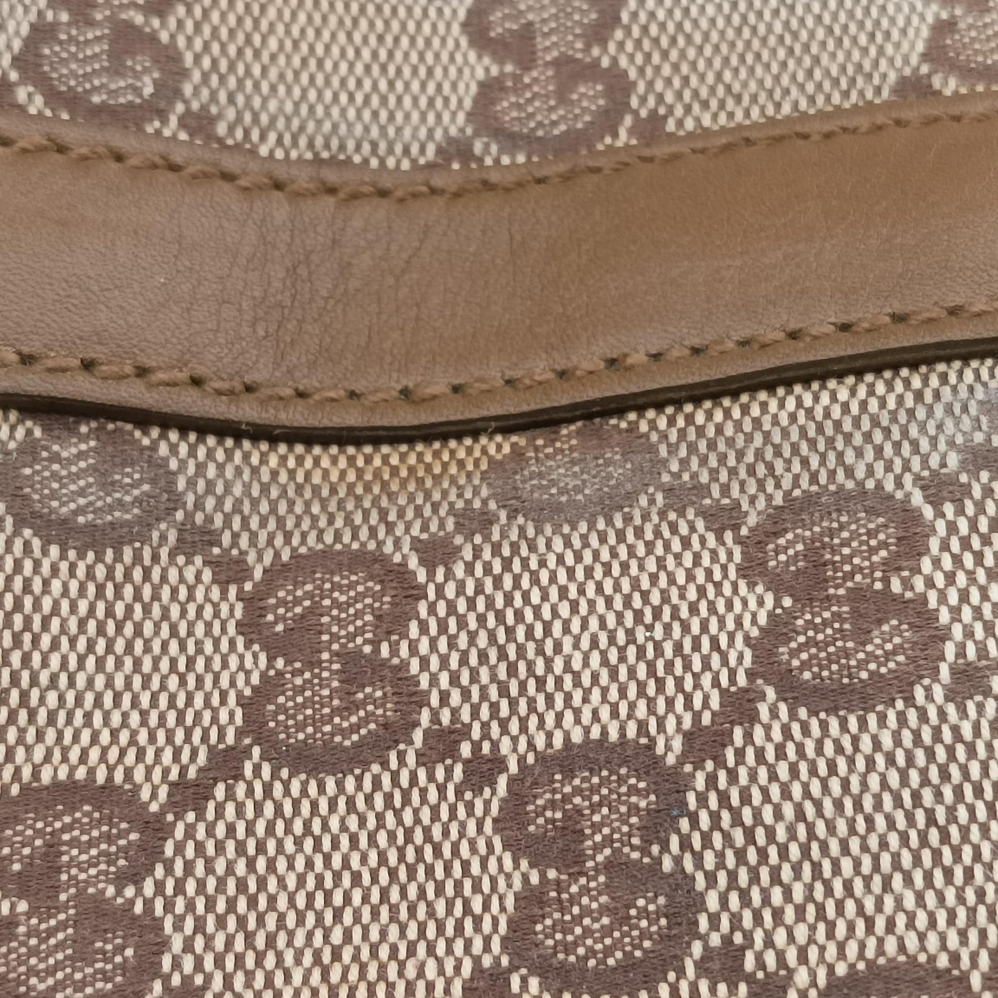 New Jackie Brown×gBeige canvas×leather 203494 Lot number unknownニュージャッキー ブラウン×ベージュ キャンバス×レザー 203494 製番不明