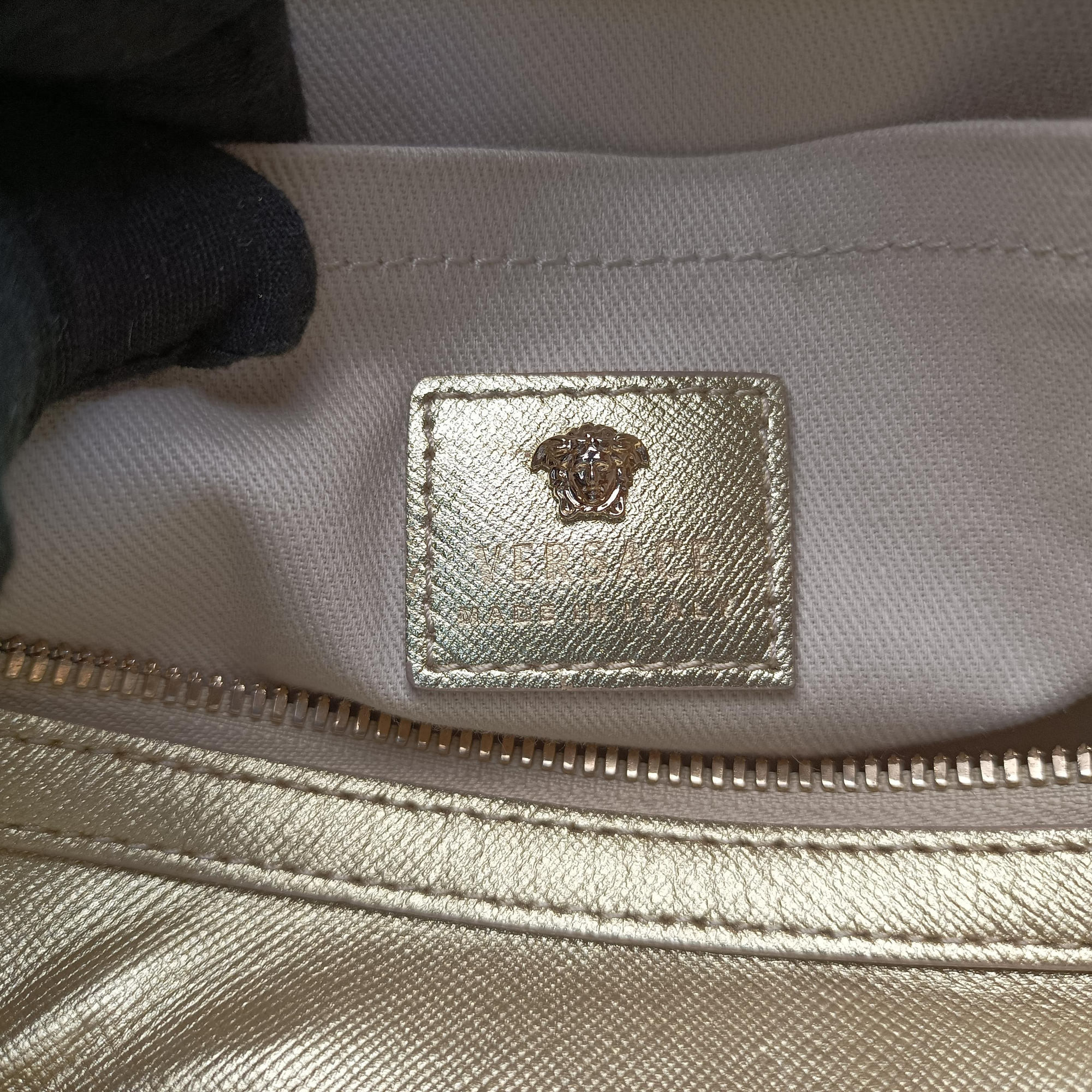 La Medusa Palazzo bowling Golden Leather CLG 955 402 340 132ラ メドゥーサ パラッツォ ボウリング ゴールド レザー CLG 955 402 340 132