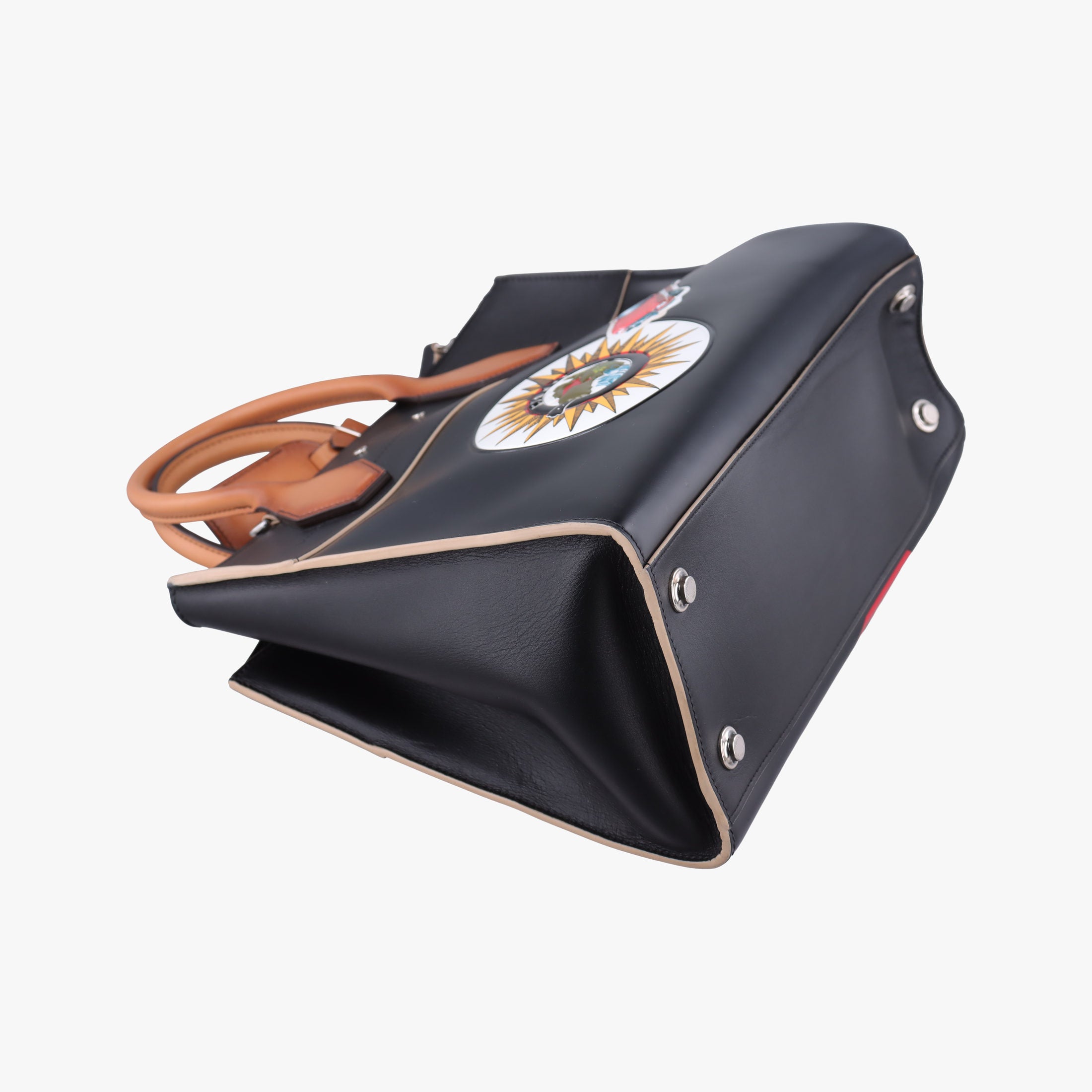 World Tour City Steamer MM  Black×multicolor Leather M43080 FO4136ワールドツアー シティ・スティーマー MM ブラック×マルチカラー レザー M43080 FO4136