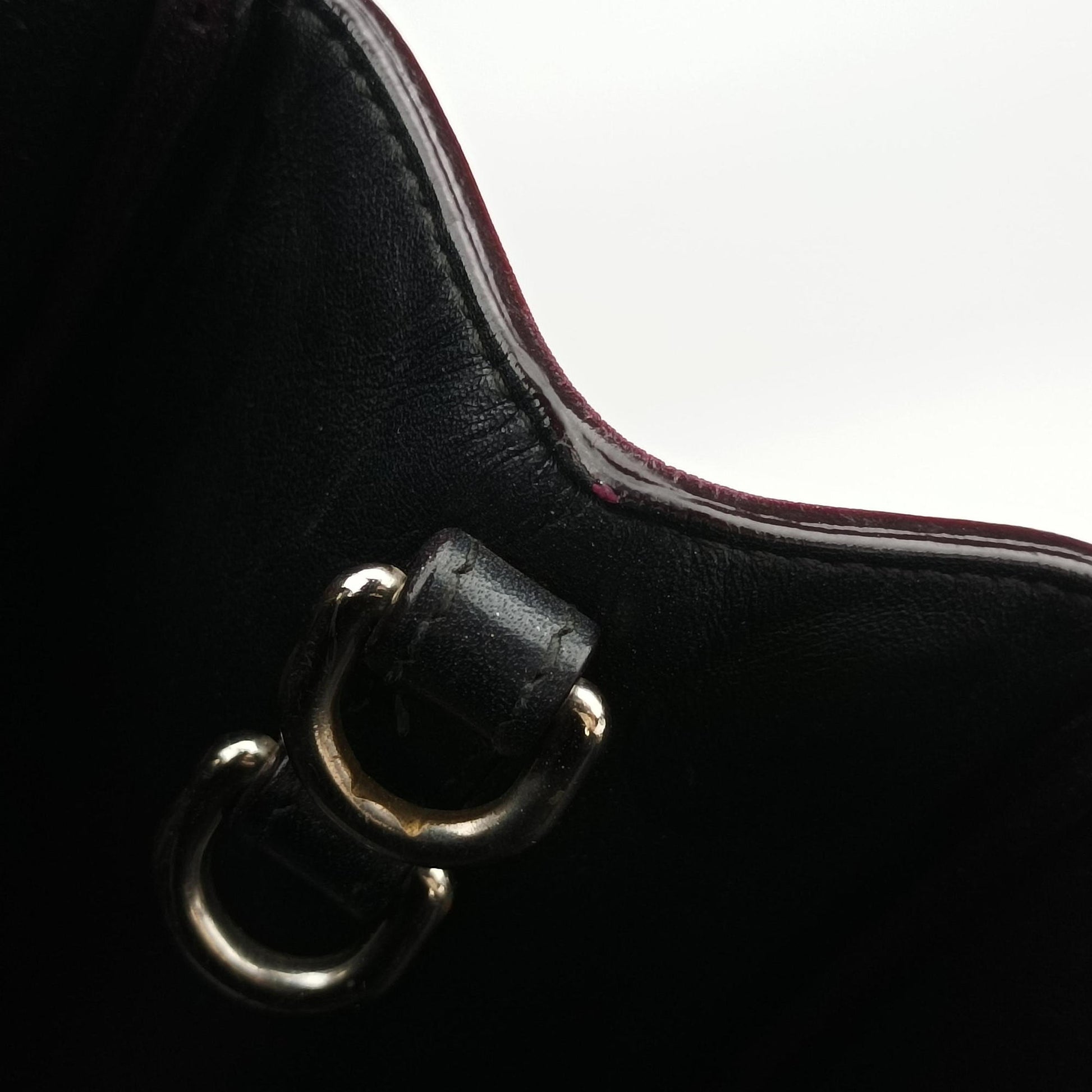 Diorissimo pink×red Leather 09-MA-0174ディオリッシモ ピンク×レッド レザー 09-MA-0174