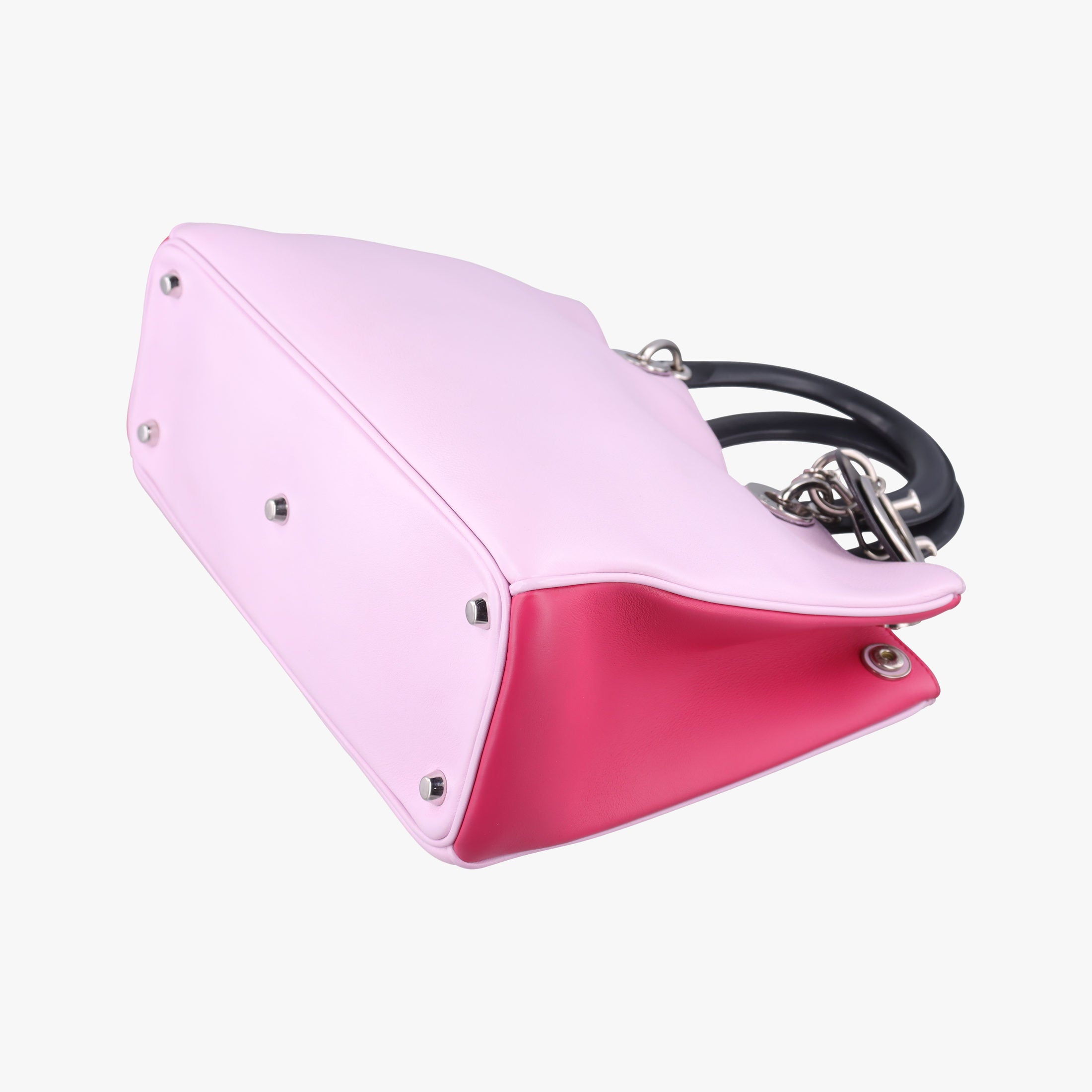 Diorissimo pink×red Leather 09-MA-0174ディオリッシモ ピンク×レッド レザー 09-MA-0174