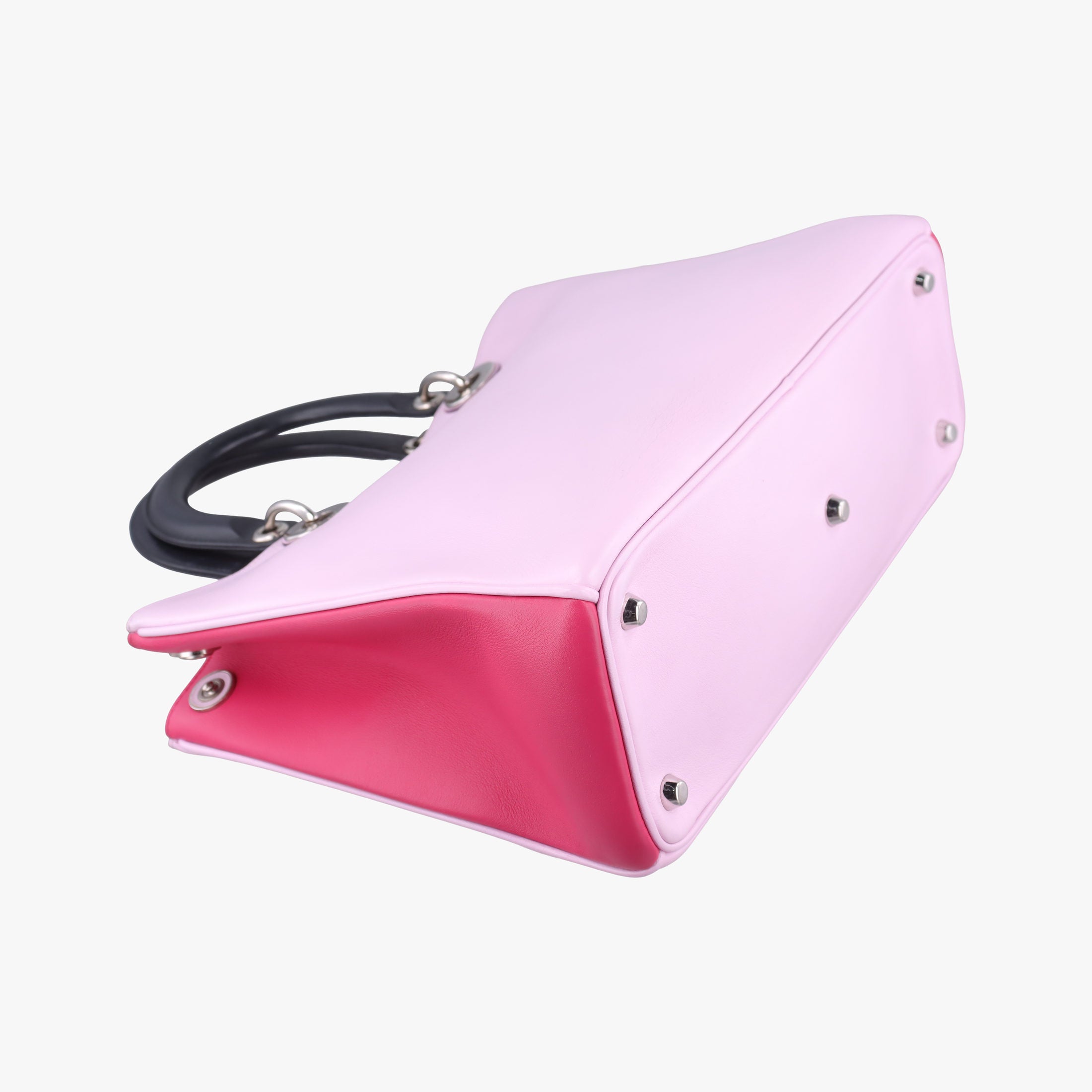 Diorissimo pink×red Leather 09-MA-0174ディオリッシモ ピンク×レッド レザー 09-MA-0174