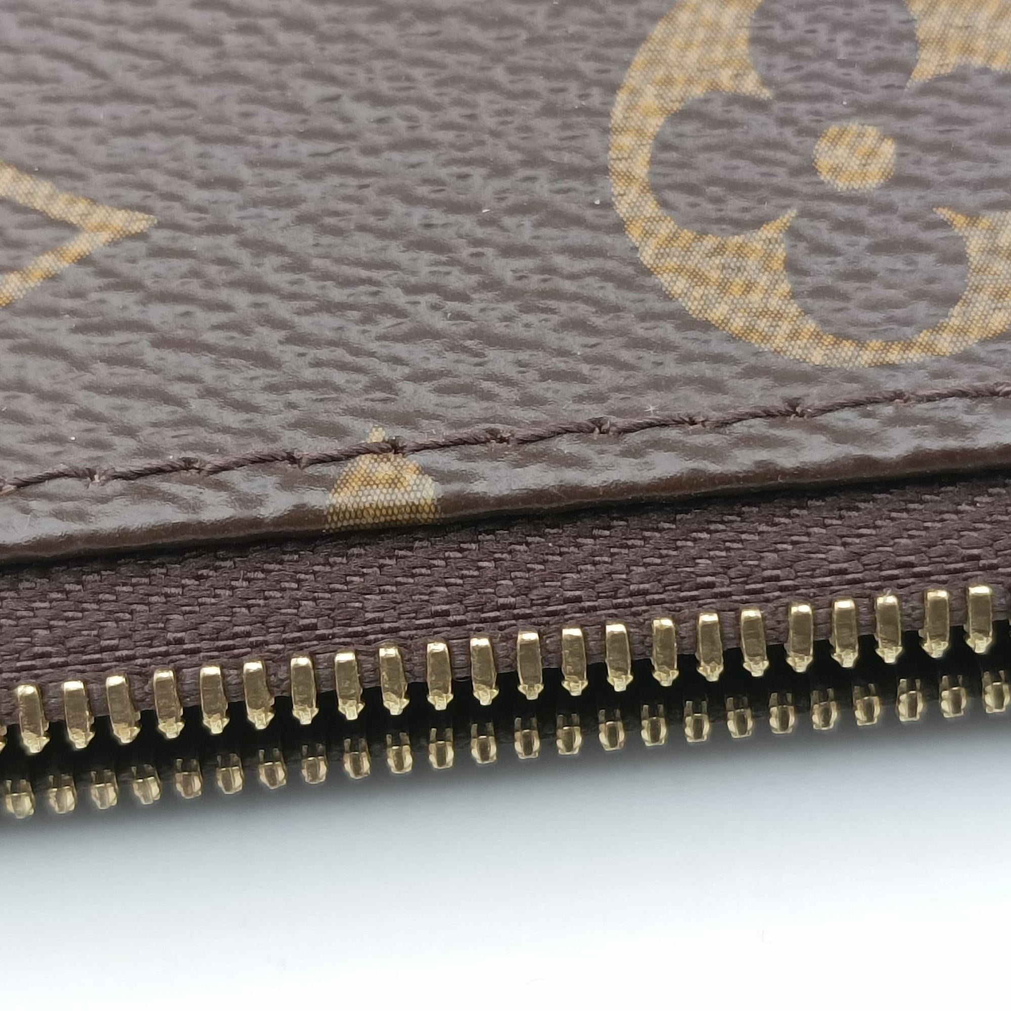 Multi Pochette Accessoir brown×khaki Monogram Canvas M44813 TA4240 IC Chipミュルティ ポシェット アクセソワール モノグラム/ブラウン×カーキ モノグラムキャンバス M44813 TA4240 ICチップ