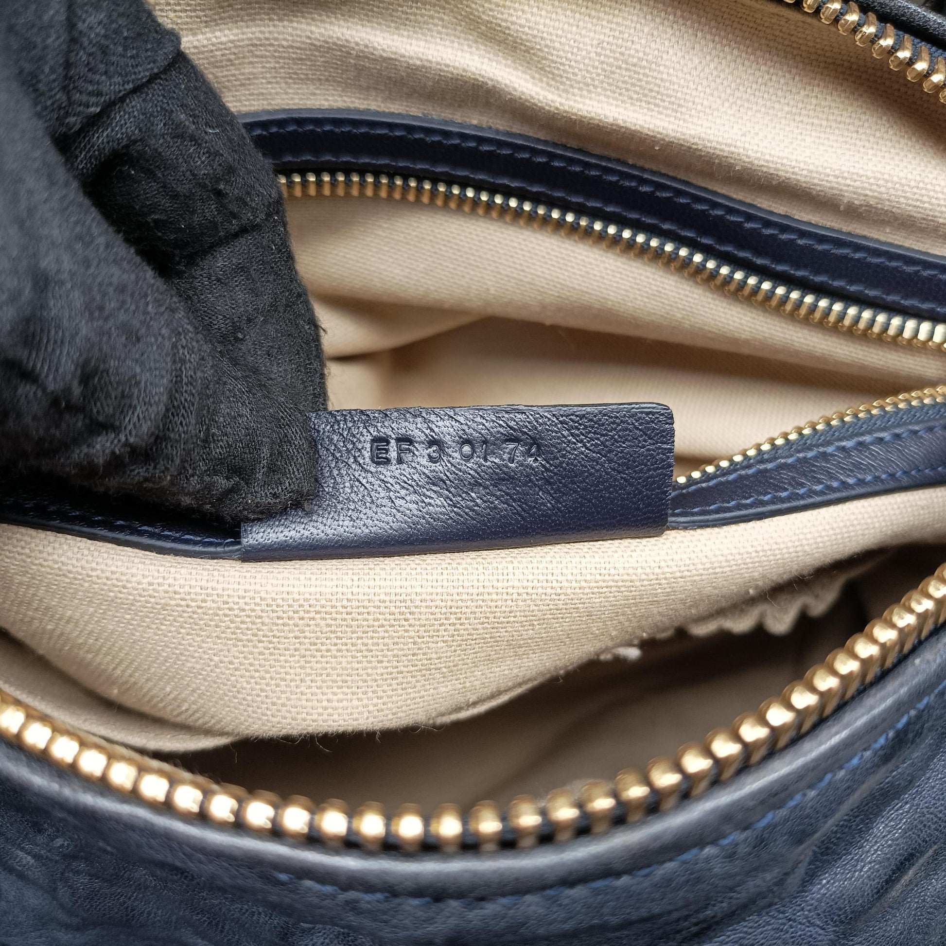 Pandora Navy Leather EF 3 01 74パンドラ ネイビー レザー EF 3 01 74
