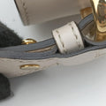 Sylvie Ivory×navy×red Leather 421882 H022745909シルヴィ アイボリー×ネイビー×レッド レザー 421882 H022745909