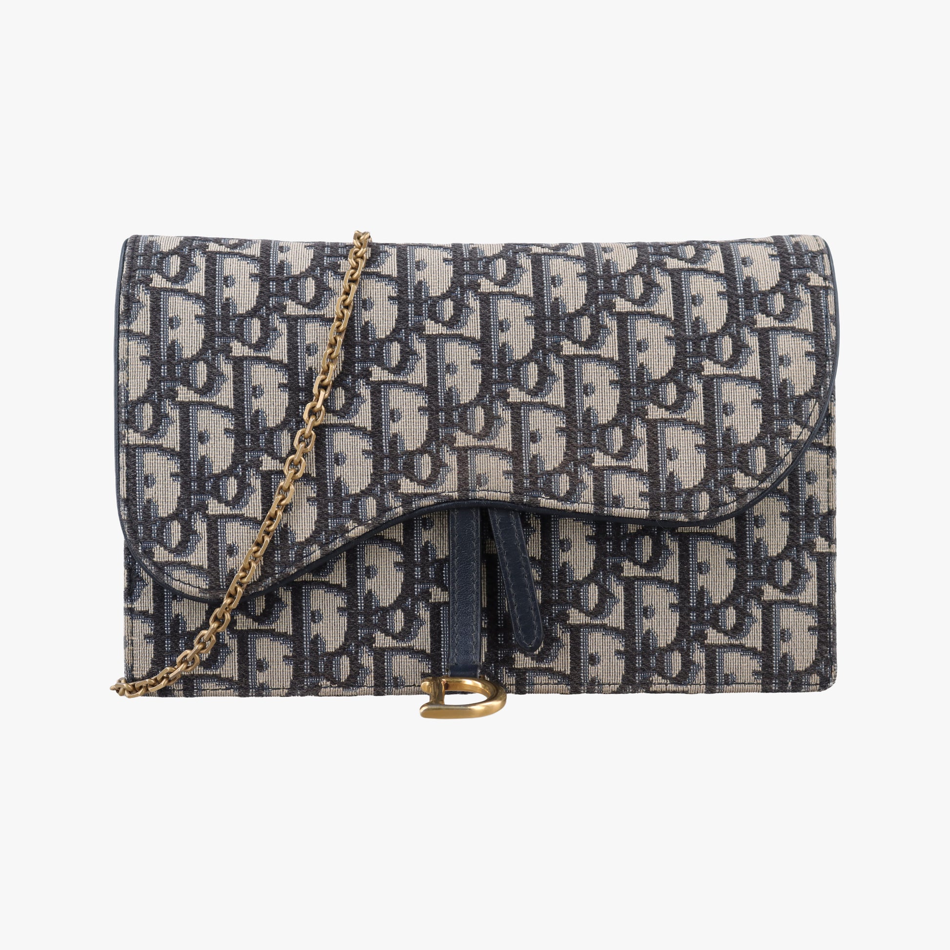Saddle Navy×Gray jacquard 05-RU-0199サドル ネイビー×グレー ジャガード 05-RU-0199