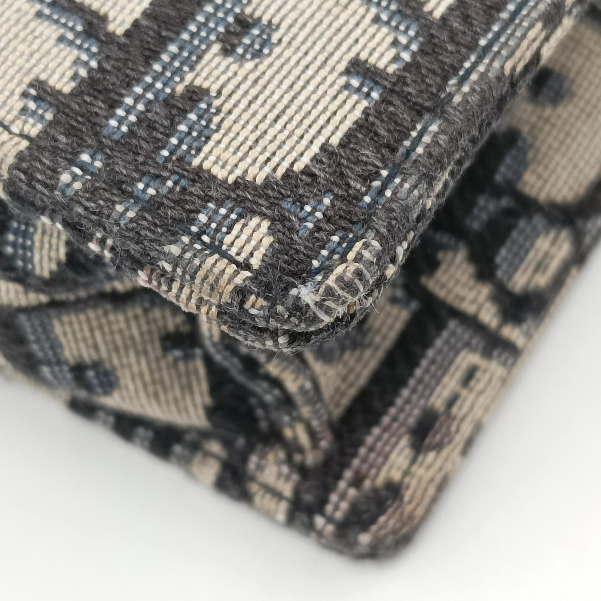 Saddle Navy×Gray jacquard 05-RU-0199サドル ネイビー×グレー ジャガード 05-RU-0199