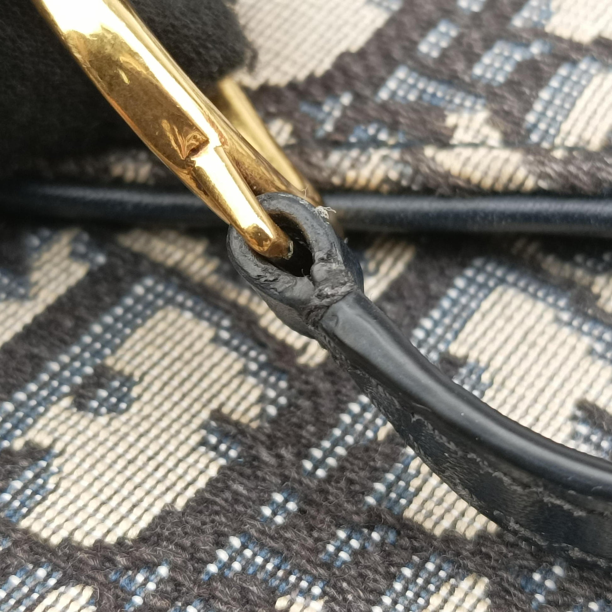 Saddle Navy×Gray jacquard 05-RU-0199サドル ネイビー×グレー ジャガード 05-RU-0199