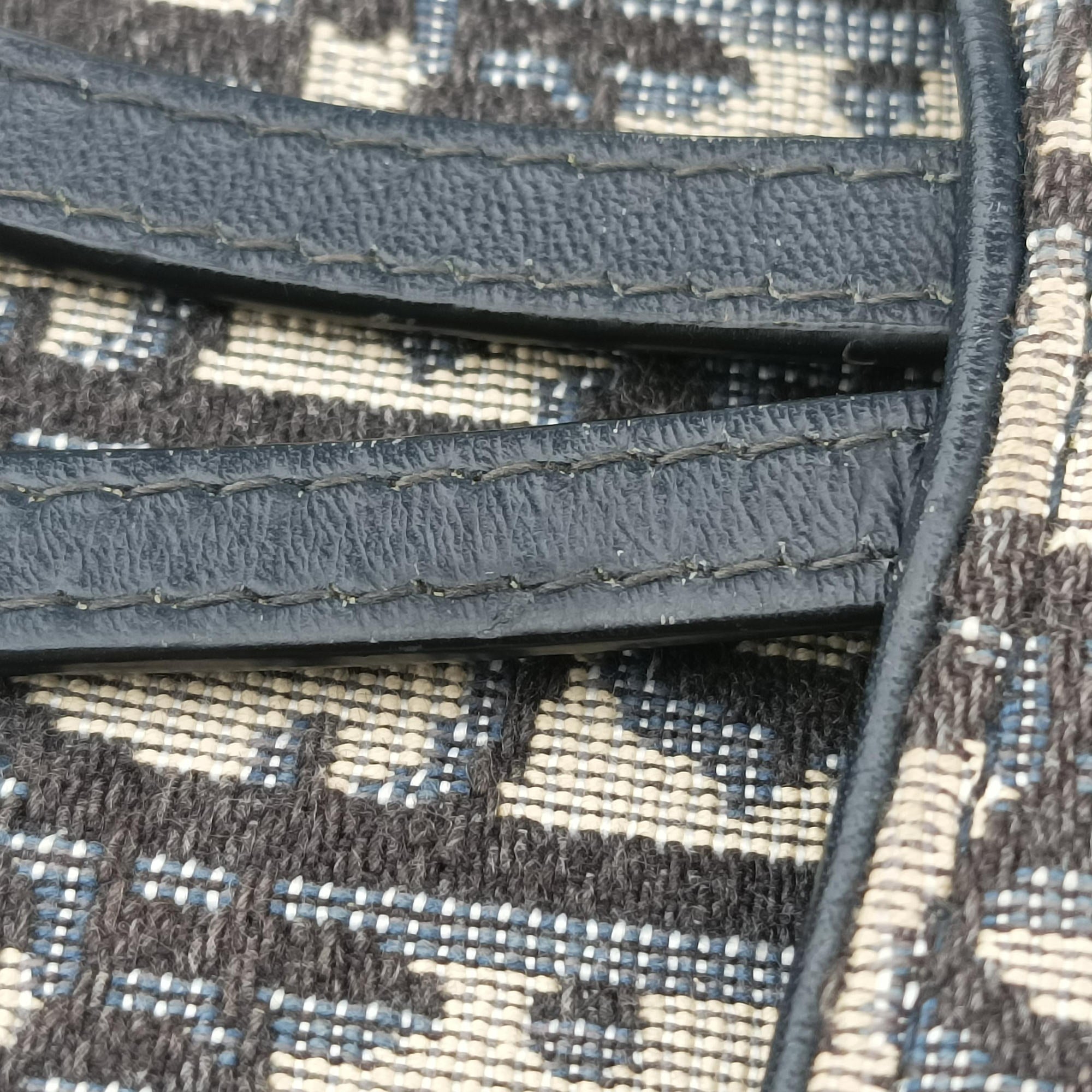 Saddle Navy×Gray jacquard 05-RU-0199サドル ネイビー×グレー ジャガード 05-RU-0199
