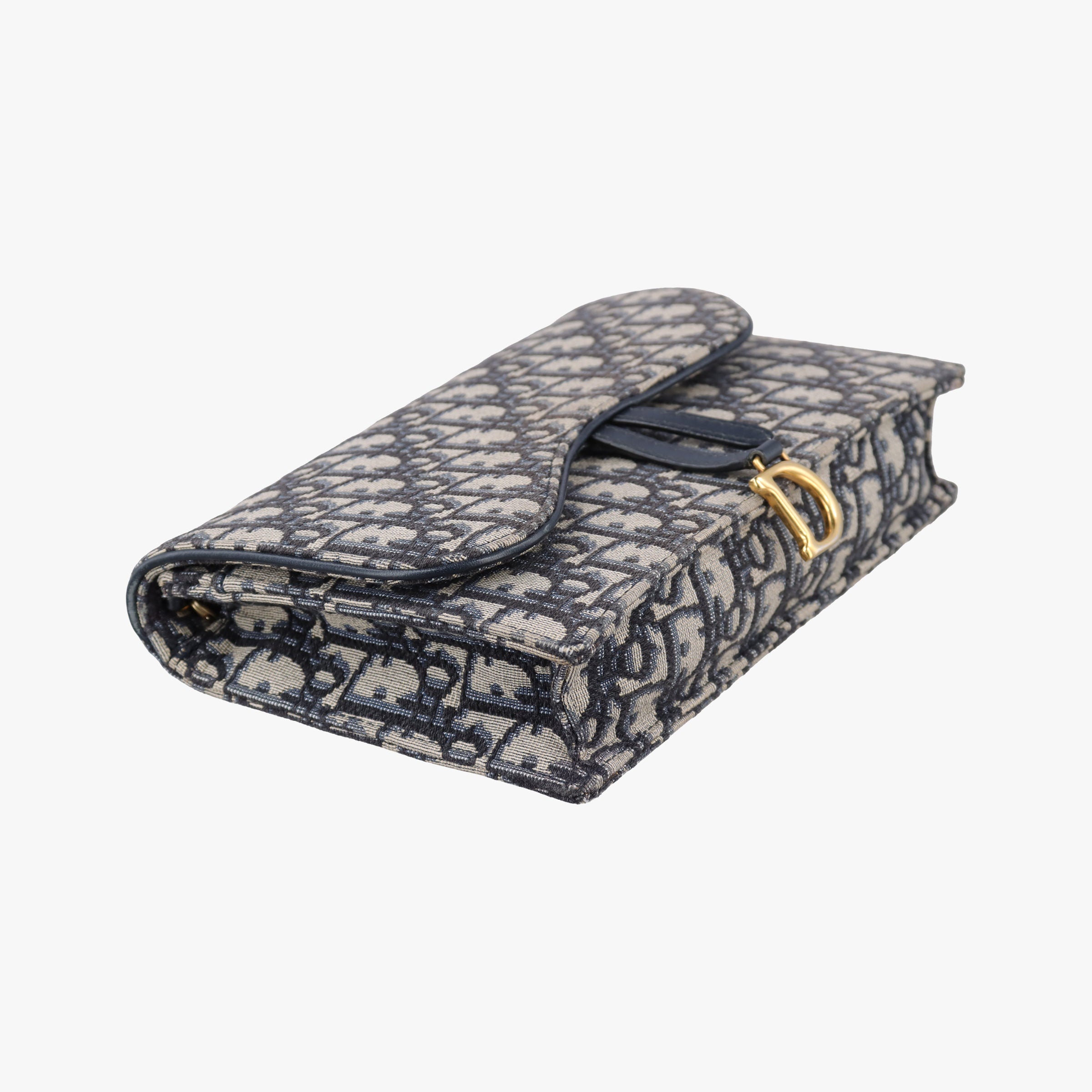 Saddle Navy×Gray jacquard 05-RU-0199サドル ネイビー×グレー ジャガード 05-RU-0199