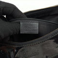 Abbey D-ring Hobo Black Patent 189833 A3387422アビー Dリング ホーボー ブラック パテント 189833 A3387422
