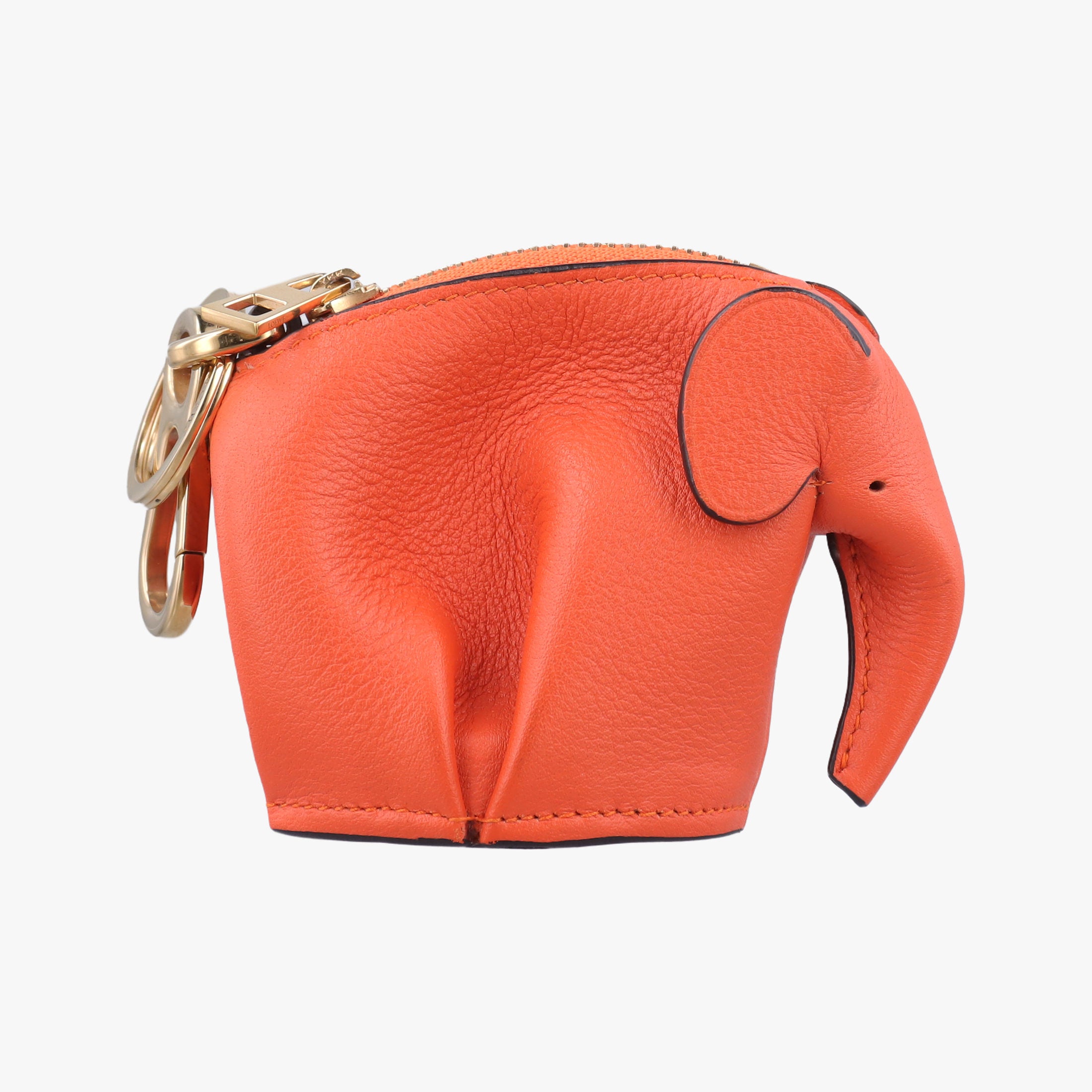 Elephant Pouch Orange Leather 101708エレファント オレンジ レザー 101708