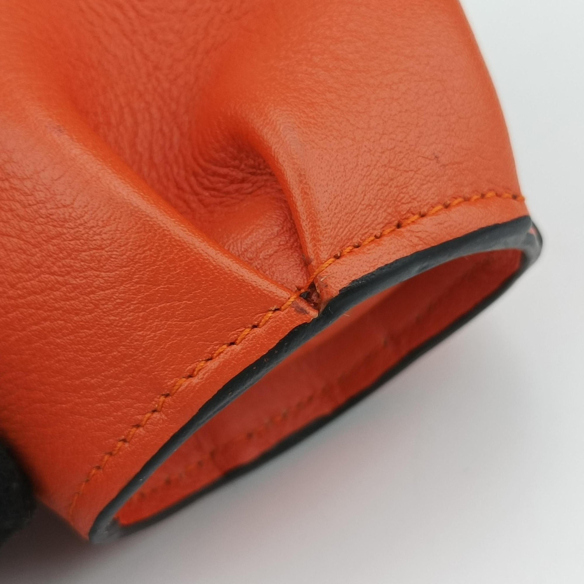 Elephant Pouch Orange Leather 101708エレファント オレンジ レザー 101708