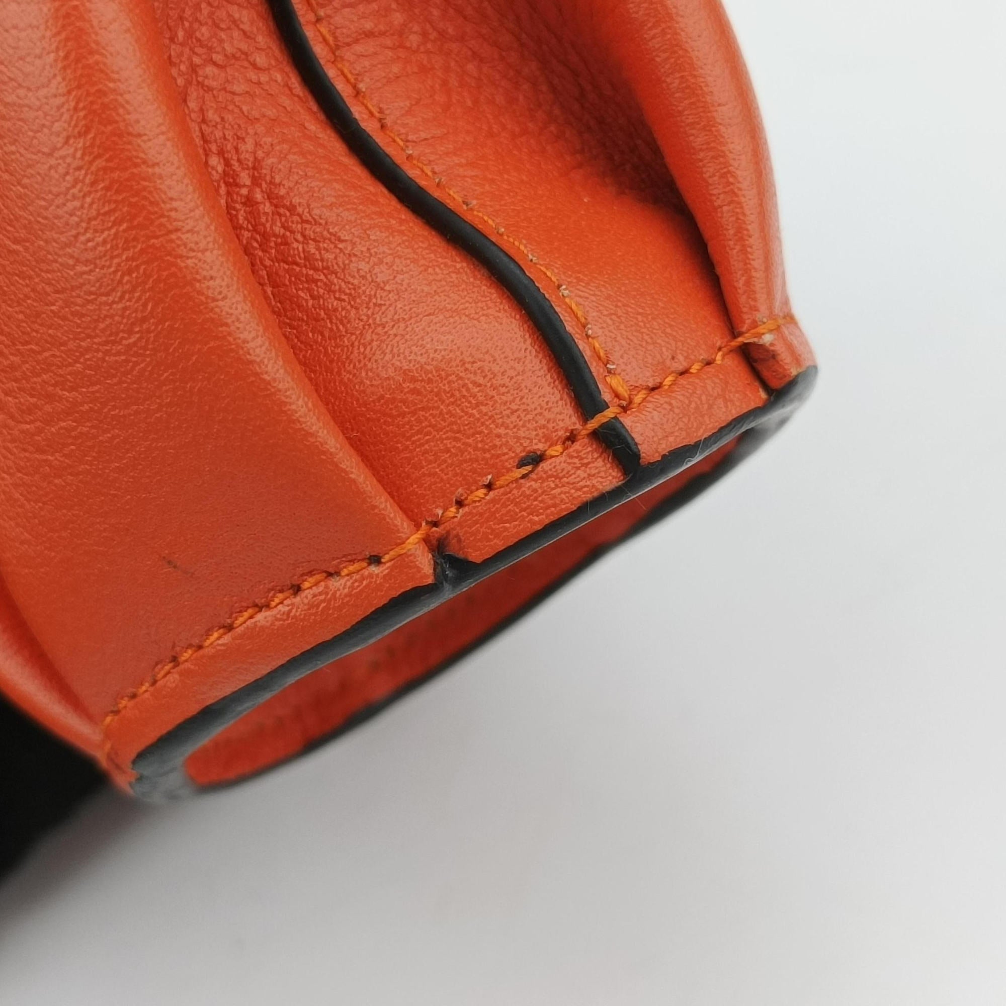 Elephant Pouch Orange Leather 101708エレファント オレンジ レザー 101708