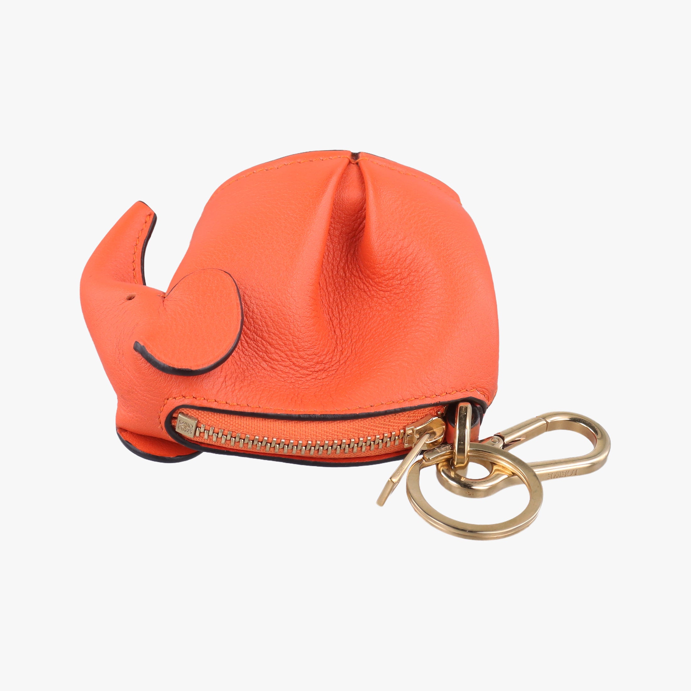 Elephant Pouch Orange Leather 101708エレファント オレンジ レザー 101708