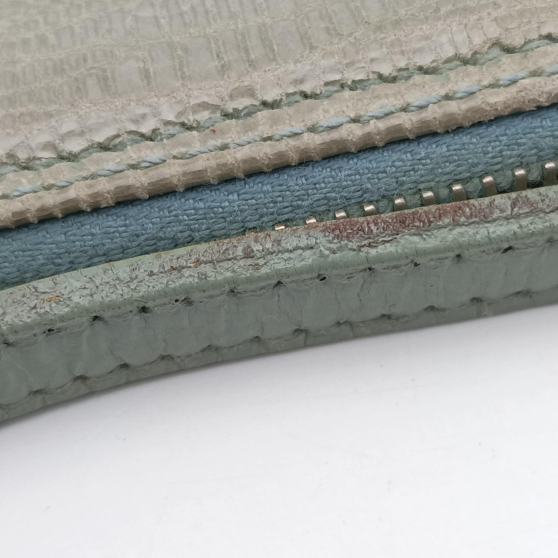 Saddle Green Lizard-Embossed Leather M00031サドル グリーン リザード型押しレザー M00031
