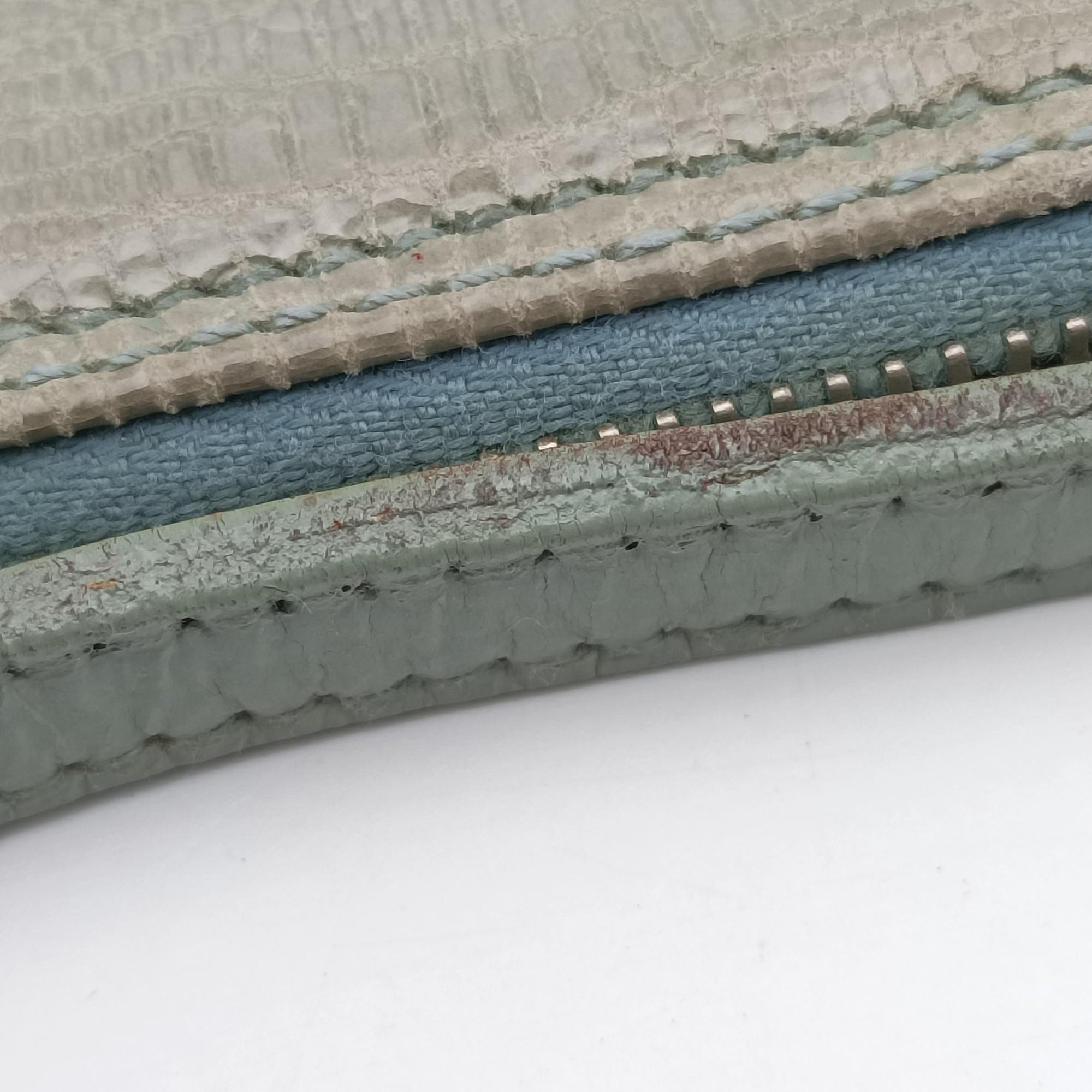 Saddle Green Lizard-Embossed Leather M00031サドル グリーン リザード型押しレザー M00031