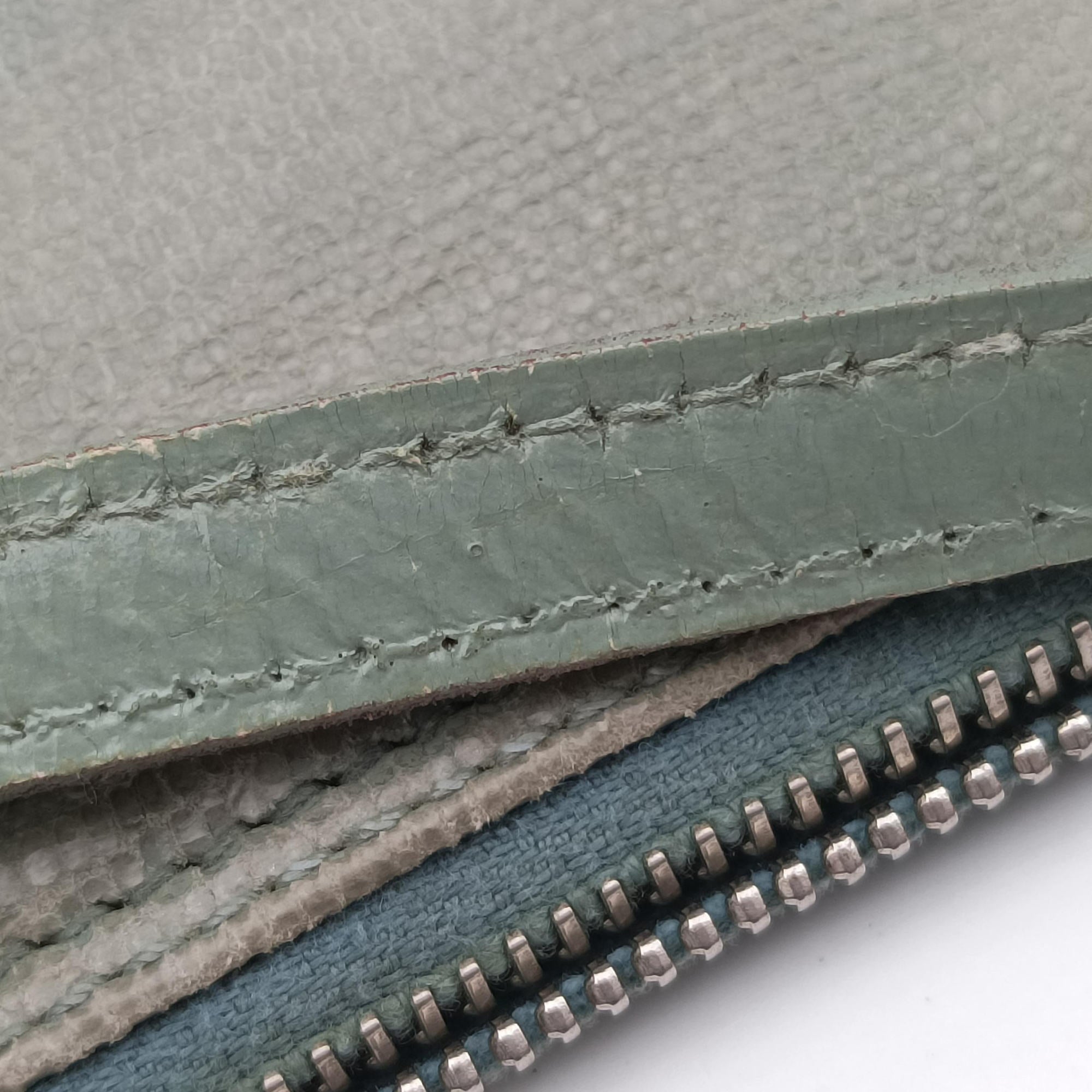 Saddle Green Lizard-Embossed Leather M00031サドル グリーン リザード型押しレザー M00031