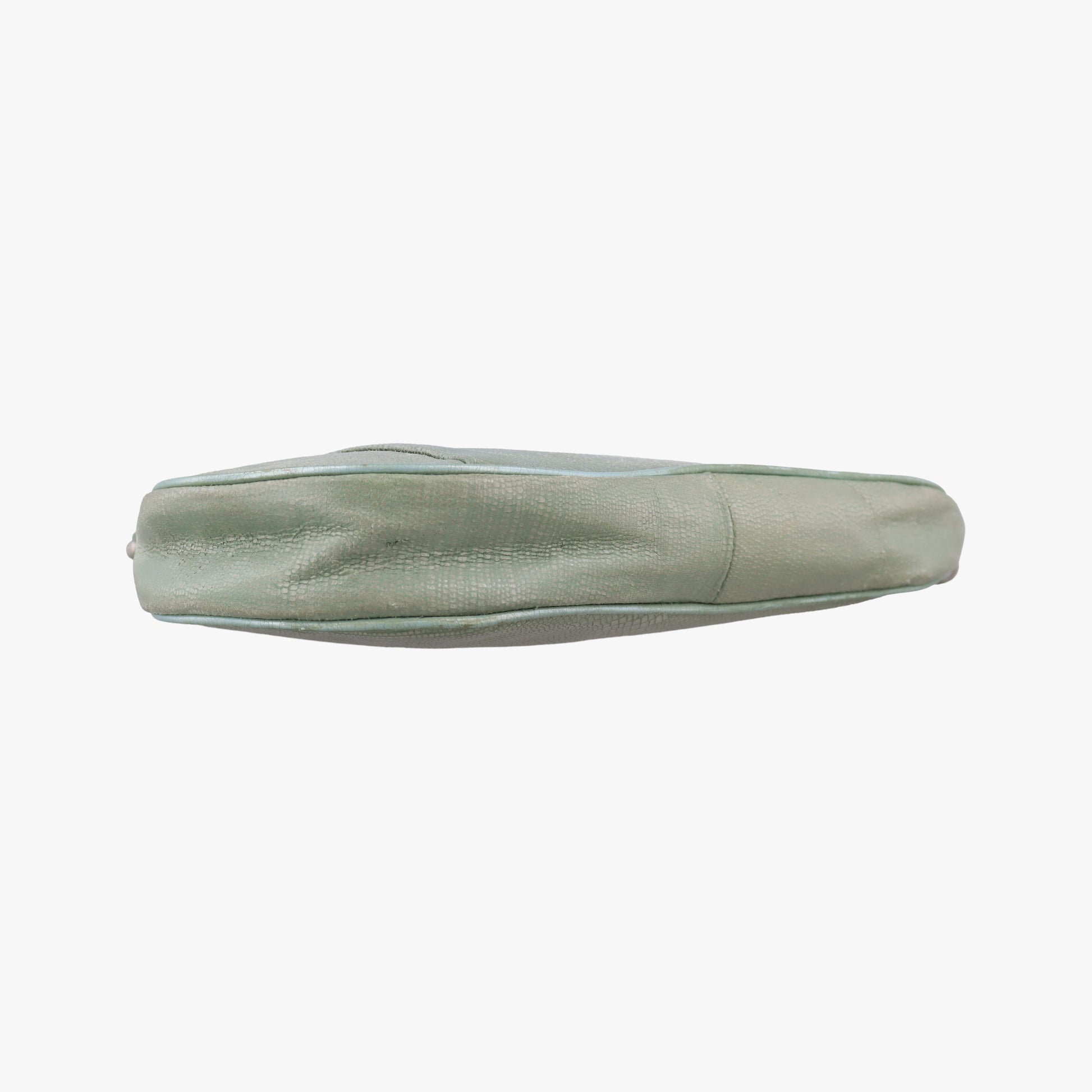 Saddle Green Lizard-Embossed Leather M00031サドル グリーン リザード型押しレザー M00031