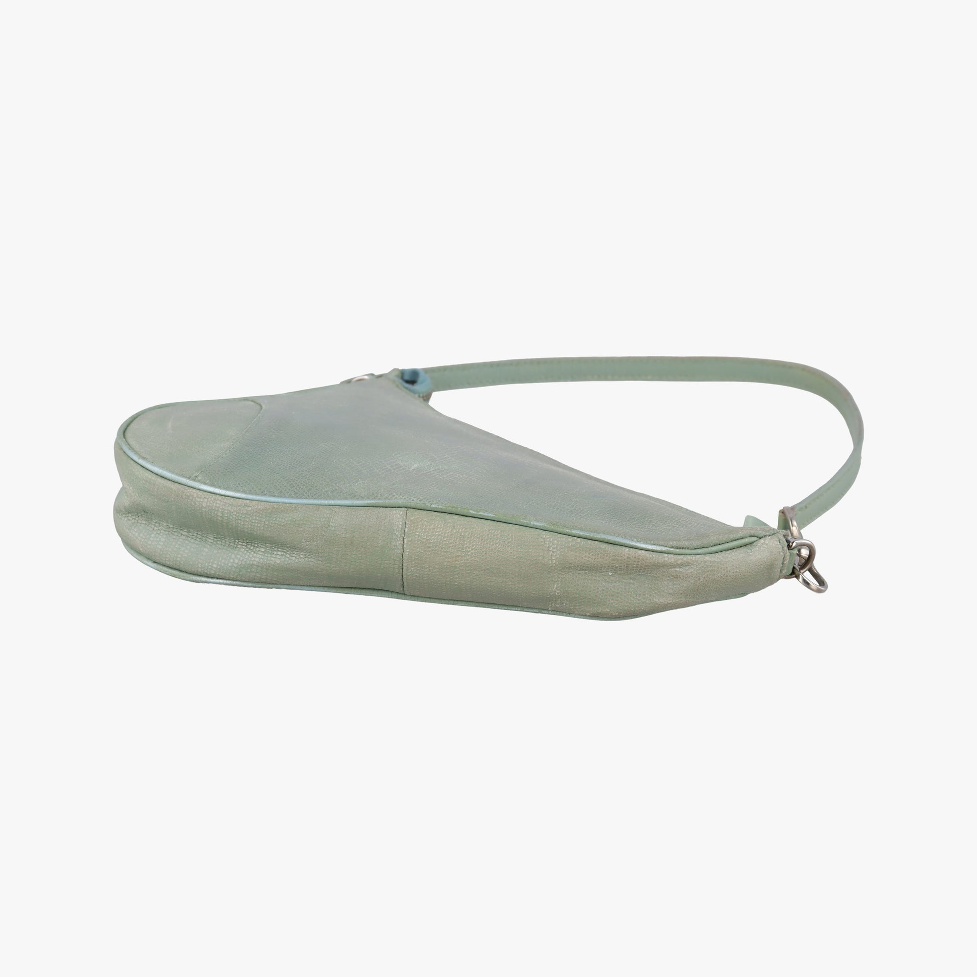 Saddle Green Lizard-Embossed Leather M00031サドル グリーン リザード型押しレザー M00031