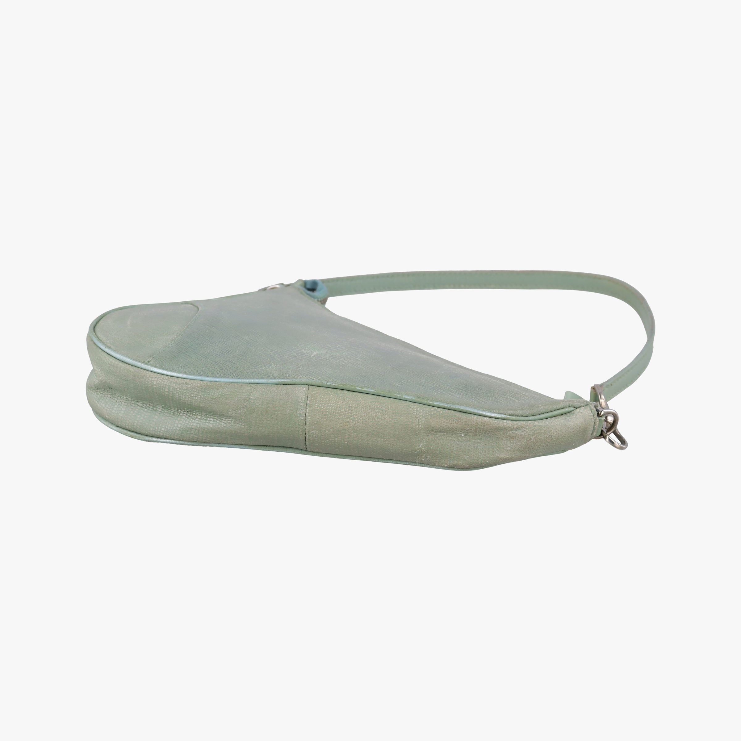 Saddle Green Lizard-Embossed Leather M00031サドル グリーン リザード型押しレザー M00031