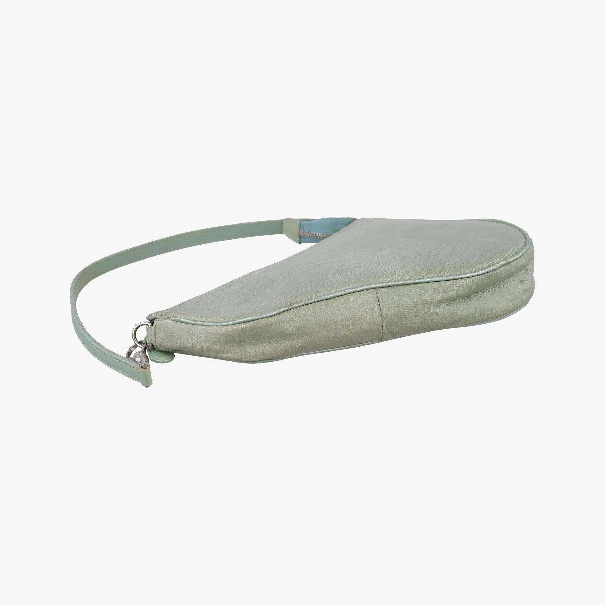 Saddle Green Lizard-Embossed Leather M00031サドル グリーン リザード型押しレザー M00031