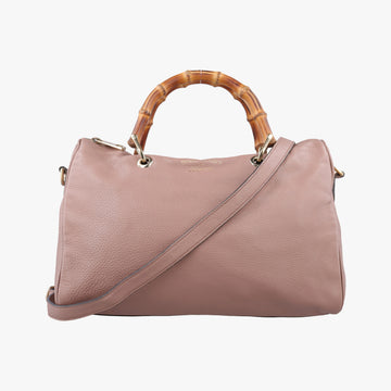 bamboo shopper Pink Leather 353124 E016198995バンブーショッパー ピンク レザー 353124 E016198995