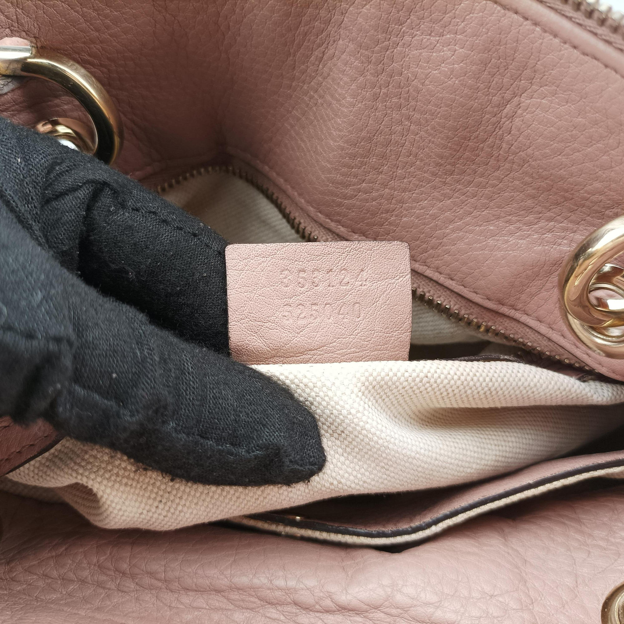 bamboo shopper Pink Leather 353124 E016198995バンブーショッパー ピンク レザー 353124 E016198995