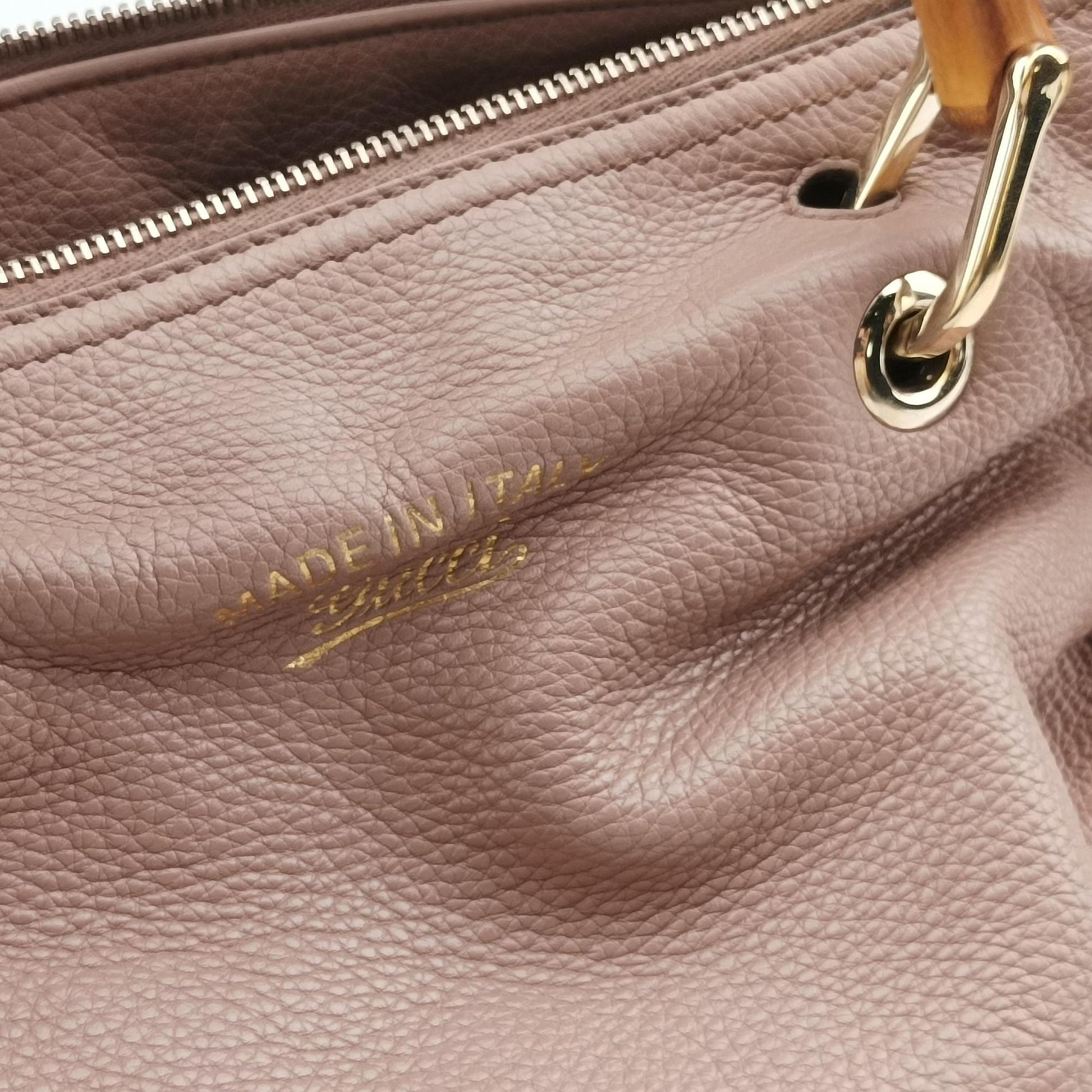 bamboo shopper Pink Leather 353124 E016198995バンブーショッパー ピンク レザー 353124 E016198995