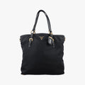 Tessuto Satchel Black nylon × leather BR4997 164テッスート サッチェル ブラック ナイロン×レザー BR4997 164
