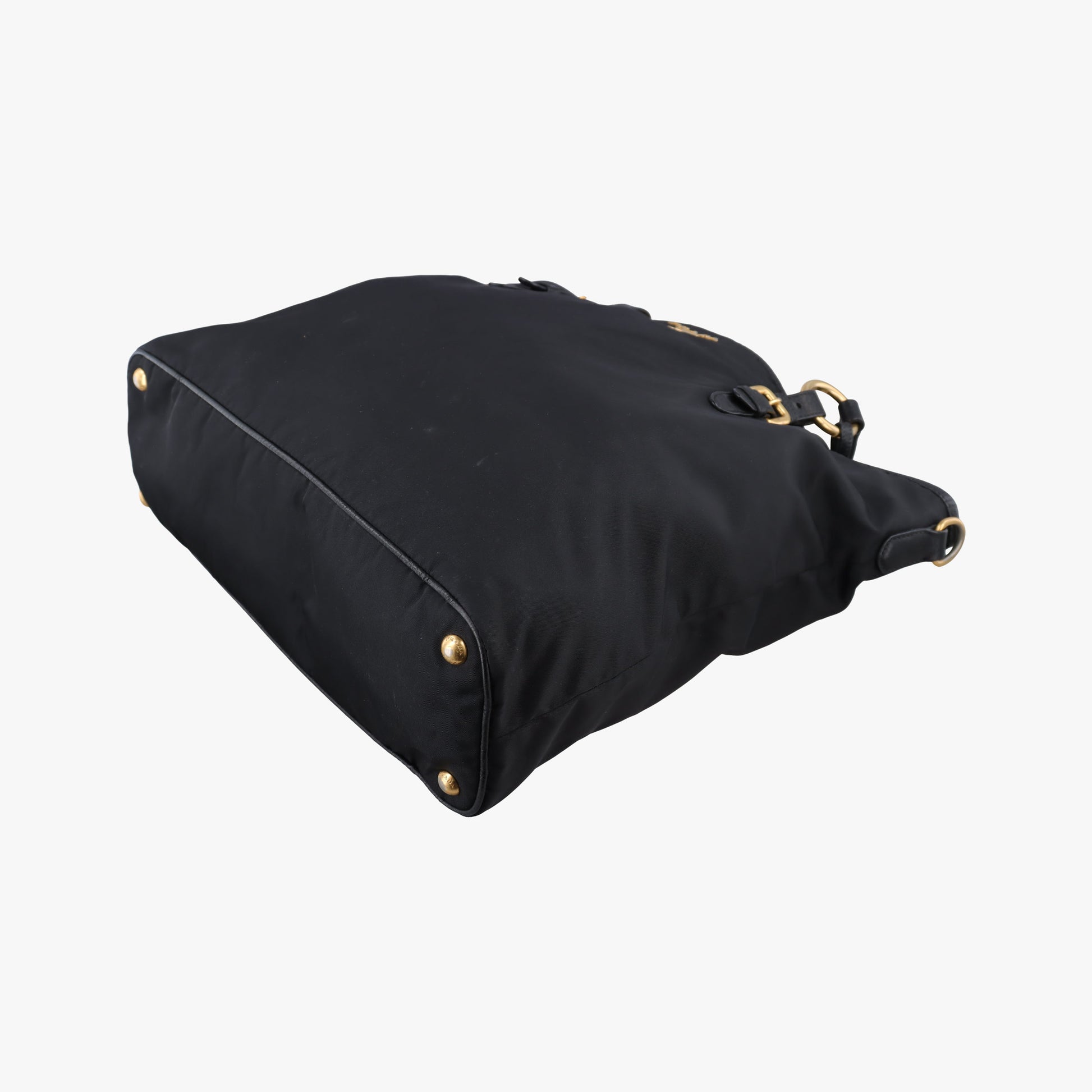Tessuto Satchel Black nylon × leather BR4997 164テッスート サッチェル ブラック ナイロン×レザー BR4997 164