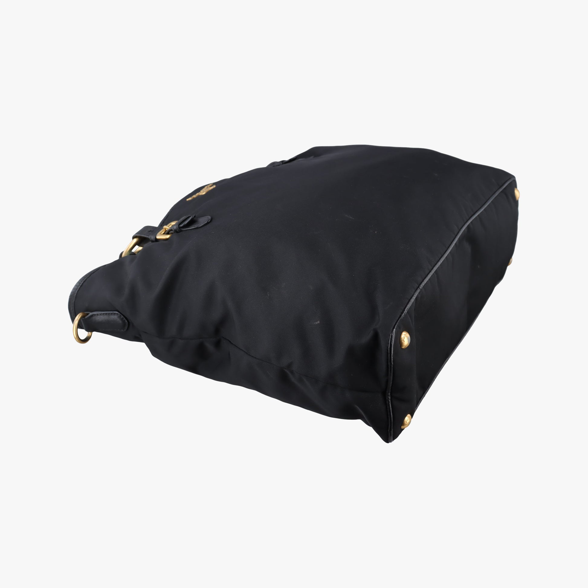 Tessuto Satchel Black nylon × leather BR4997 164テッスート サッチェル ブラック ナイロン×レザー BR4997 164