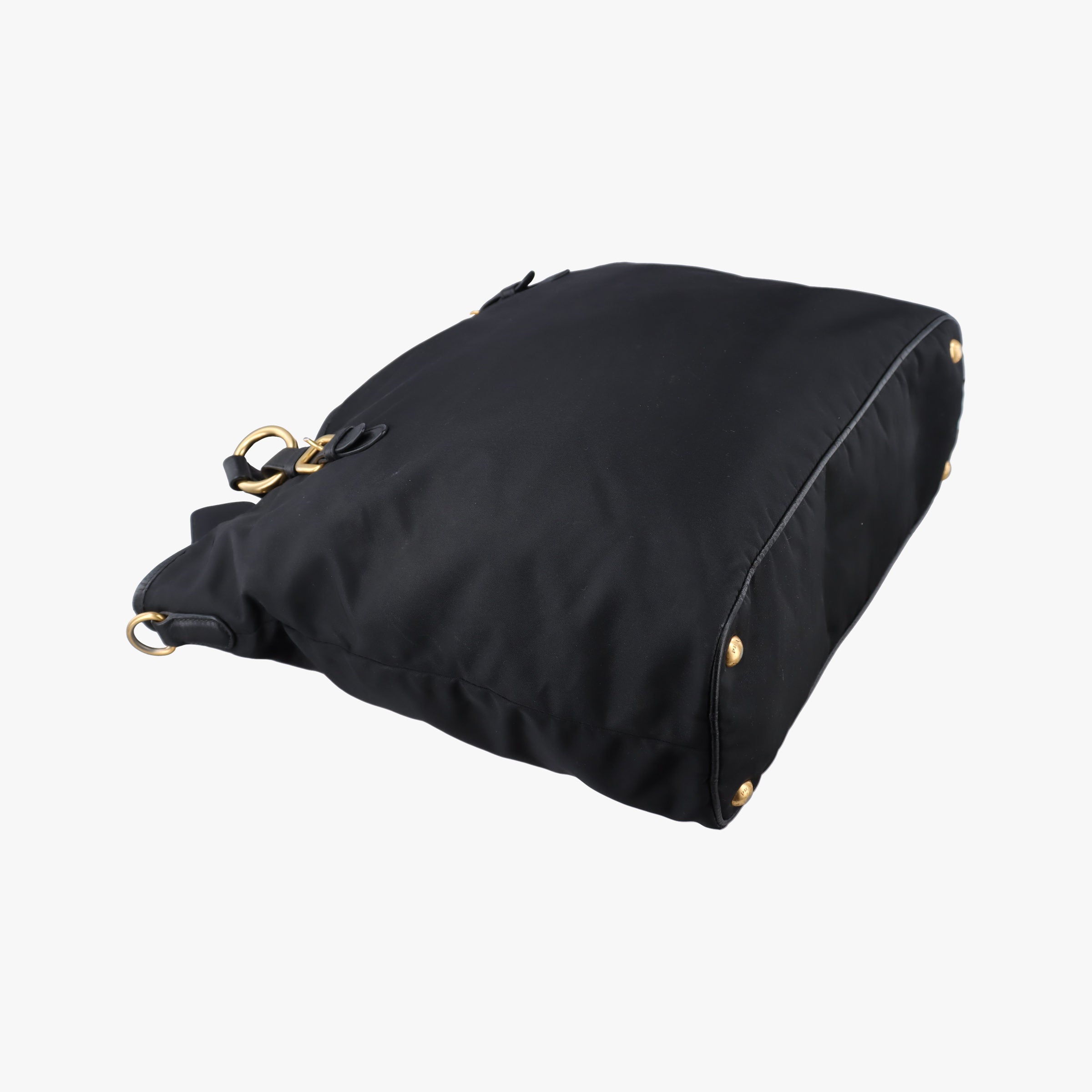 Tessuto Satchel Black nylon × leather BR4997 164テッスート サッチェル ブラック ナイロン×レザー BR4997 164