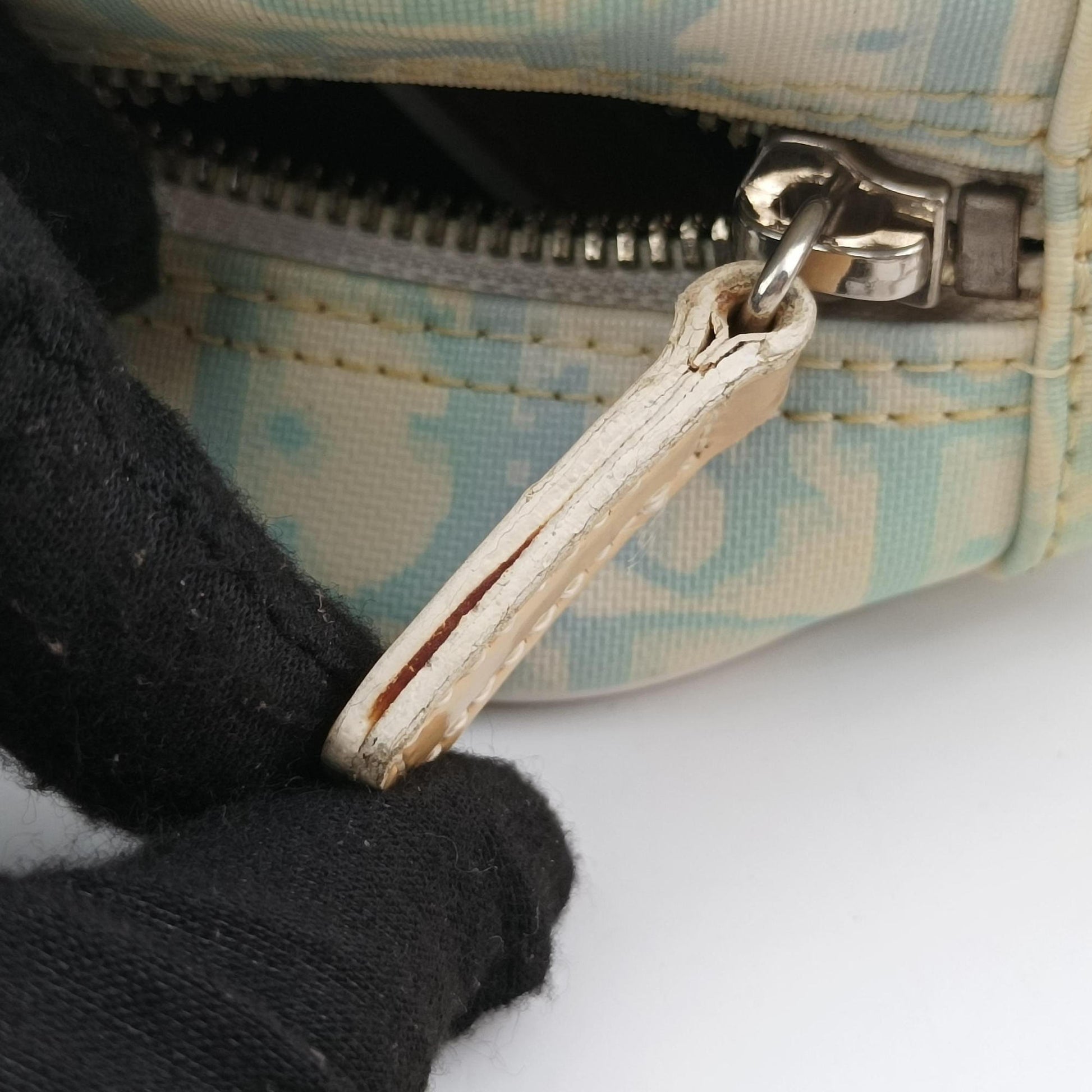Trotter Blue Coated Canvas Leather BO D 1004トロッター ブルー PVCコーティングキャンバス BO D 1004