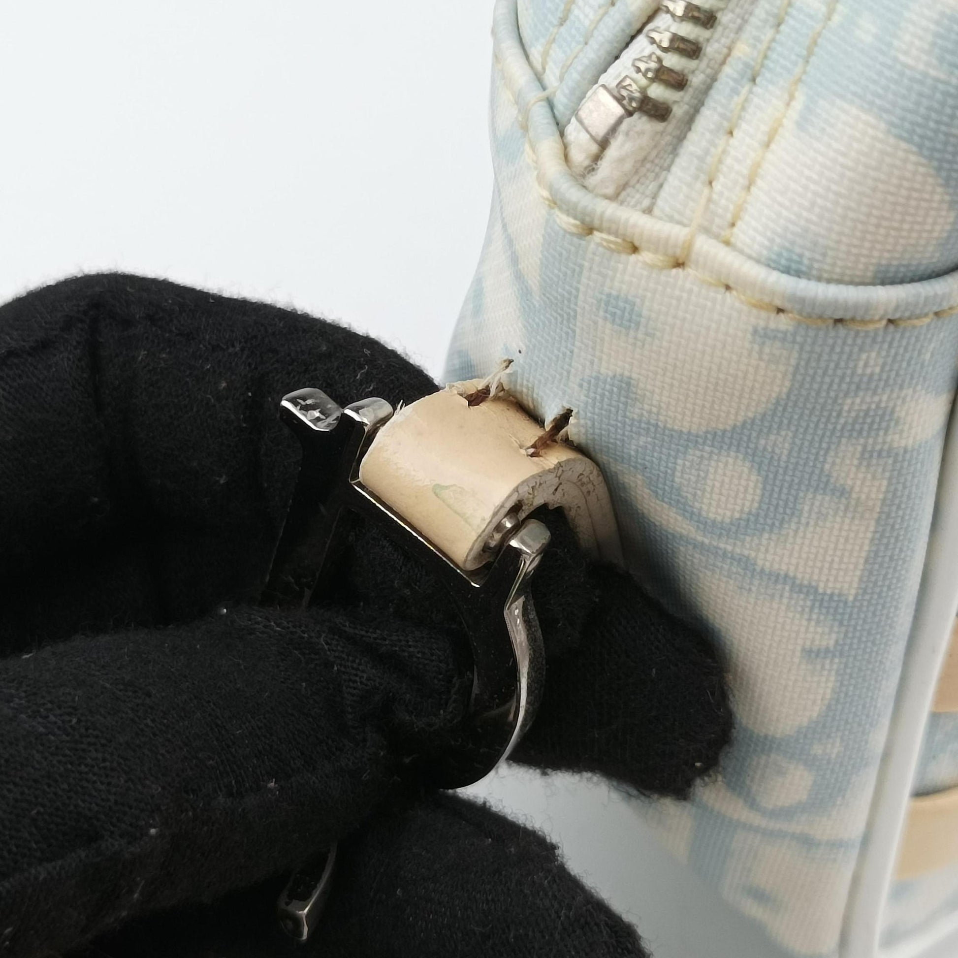 Trotter Blue Coated Canvas Leather BO D 1004トロッター ブルー PVCコーティングキャンバス BO D 1004