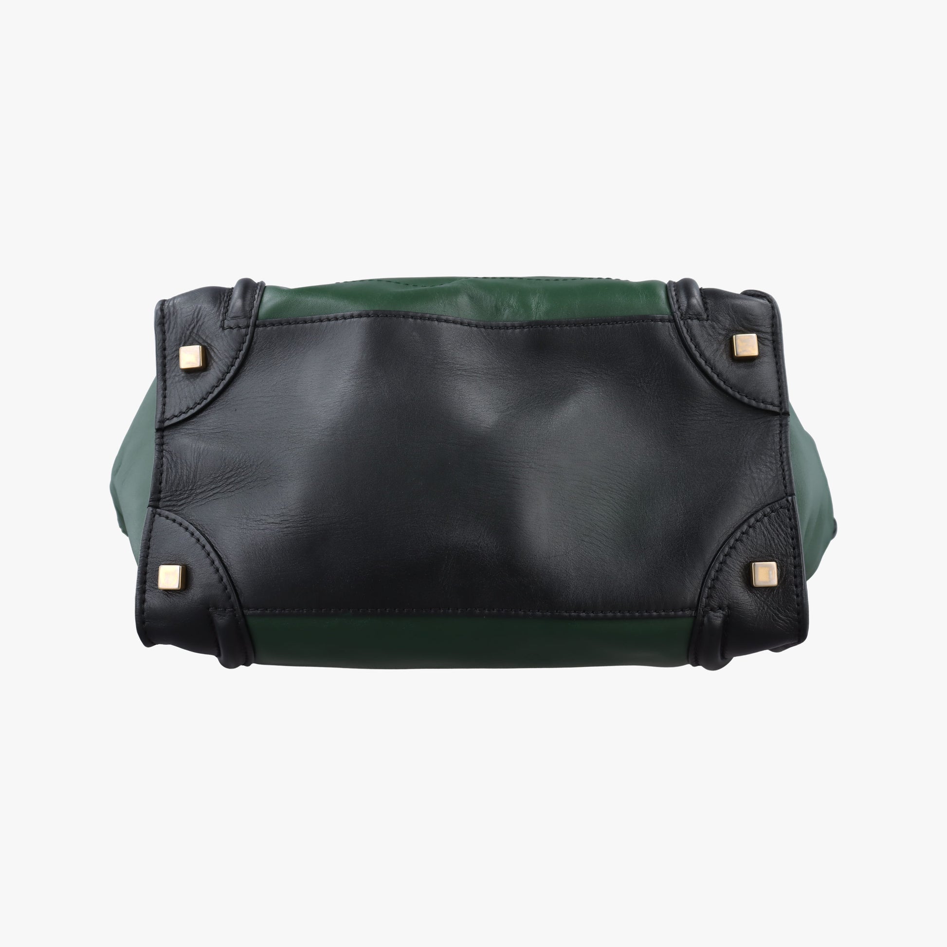 Luggage Mini Shopper Green×black Leather F-AT-0171 F-MM-0181ラゲージミニショッパー グリーン×ブラック レザー F-AT-0171 F-MM-0181