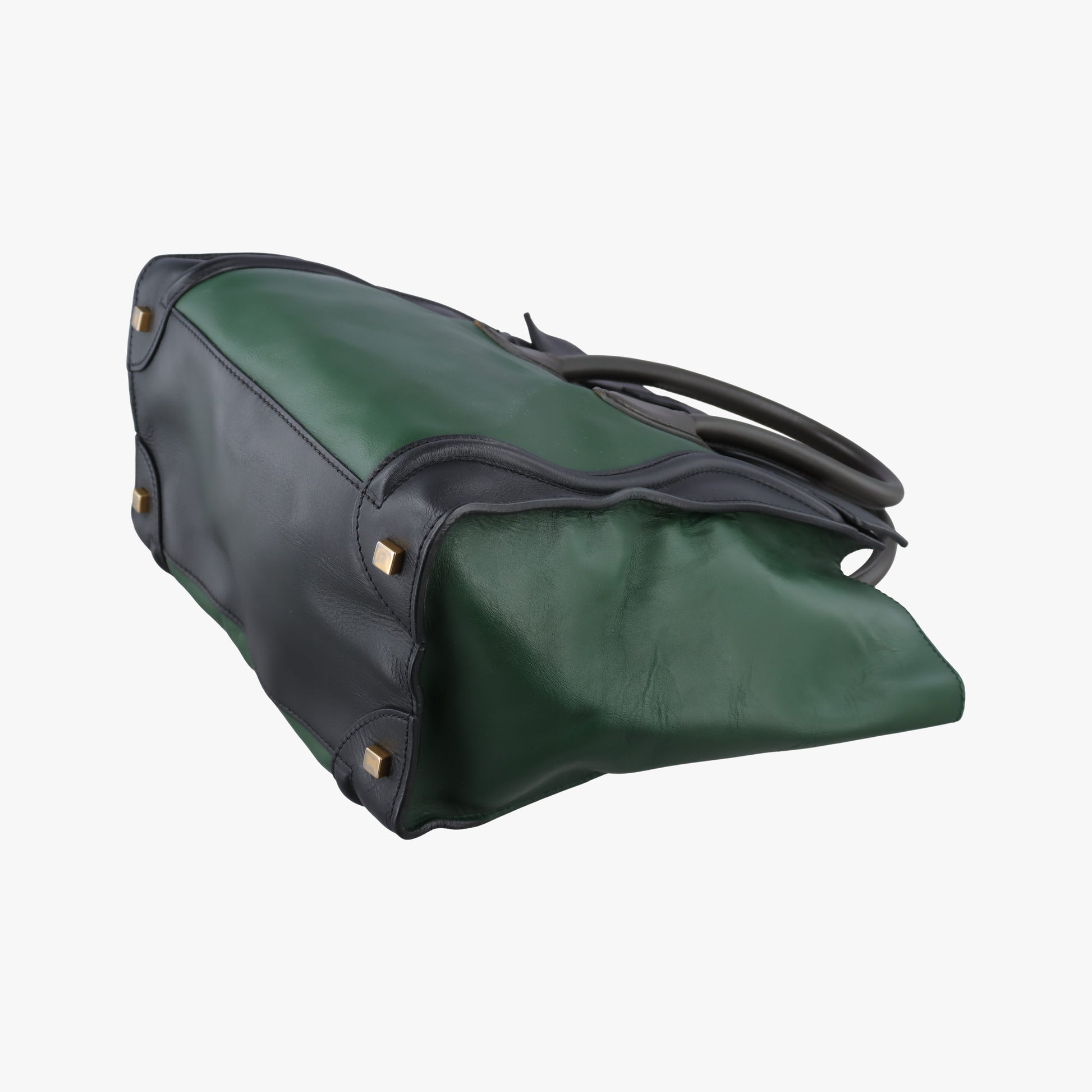 Luggage Mini Shopper Green×black Leather F-AT-0171 F-MM-0181ラゲージミニショッパー グリーン×ブラック レザー F-AT-0171 F-MM-0181
