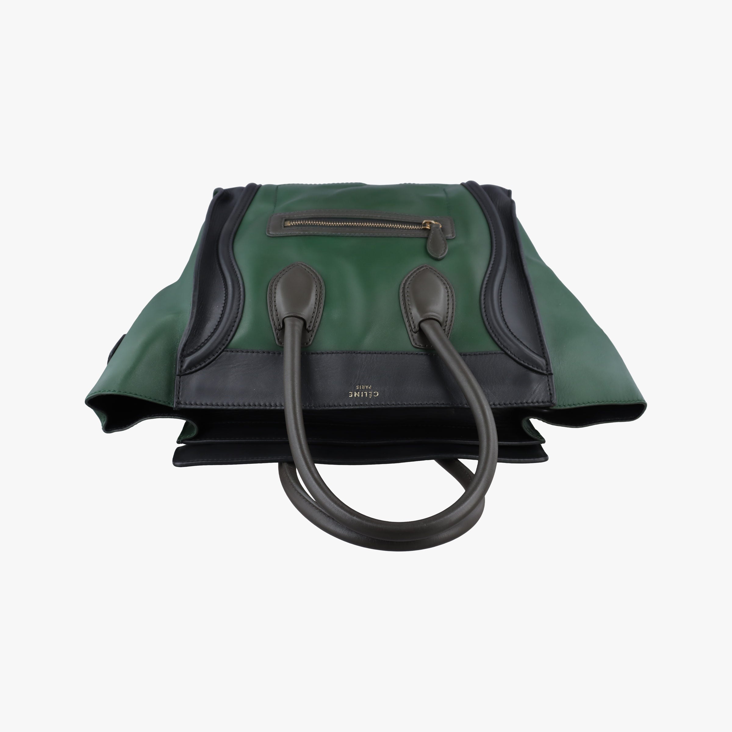 Luggage Mini Shopper Green×black Leather F-AT-0171 F-MM-0181ラゲージミニショッパー グリーン×ブラック レザー F-AT-0171 F-MM-0181