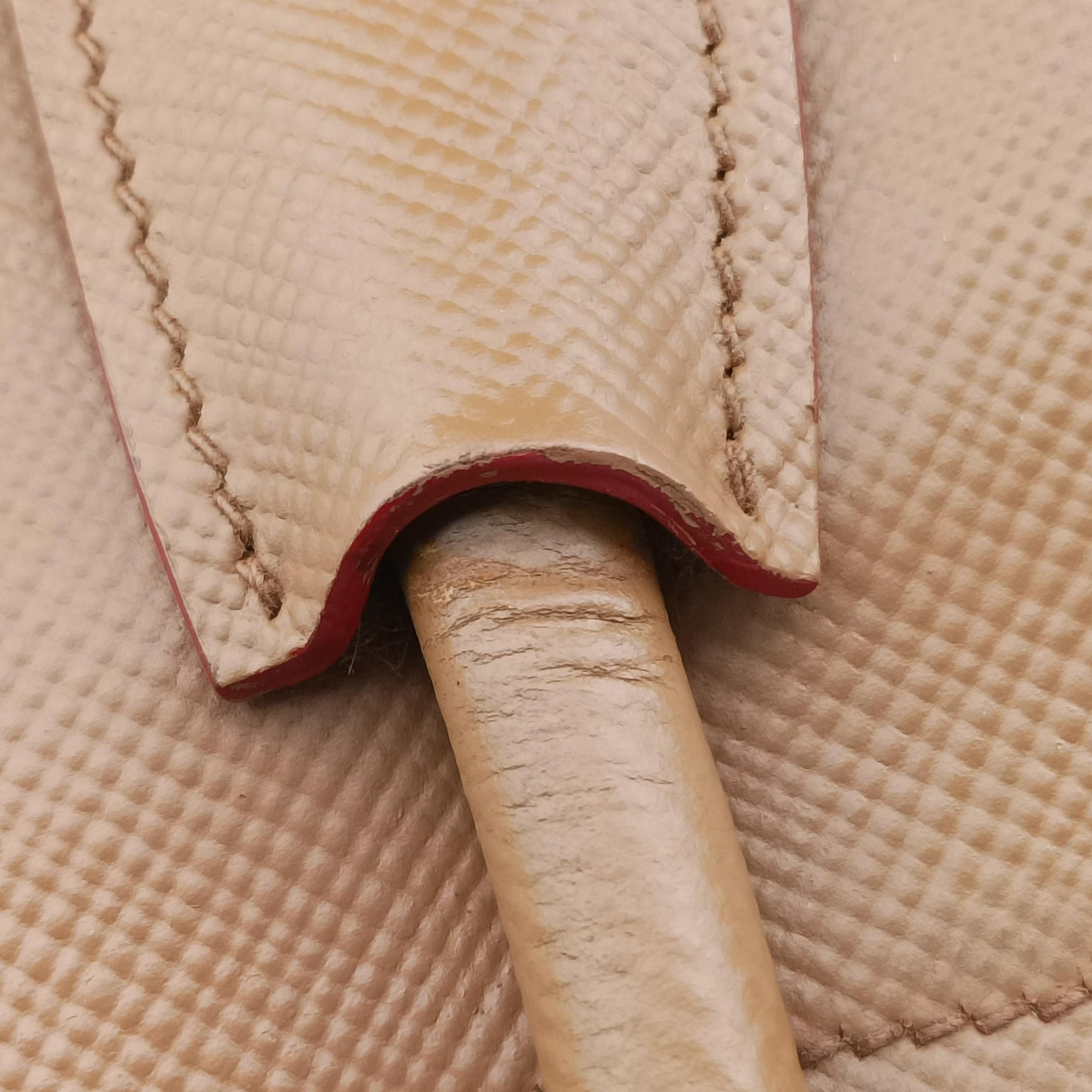 Double Cuir Camel SAFFIANO Leather BN2755 3ダブル キュイール キャメル サフィアーノレザー BN2755 3