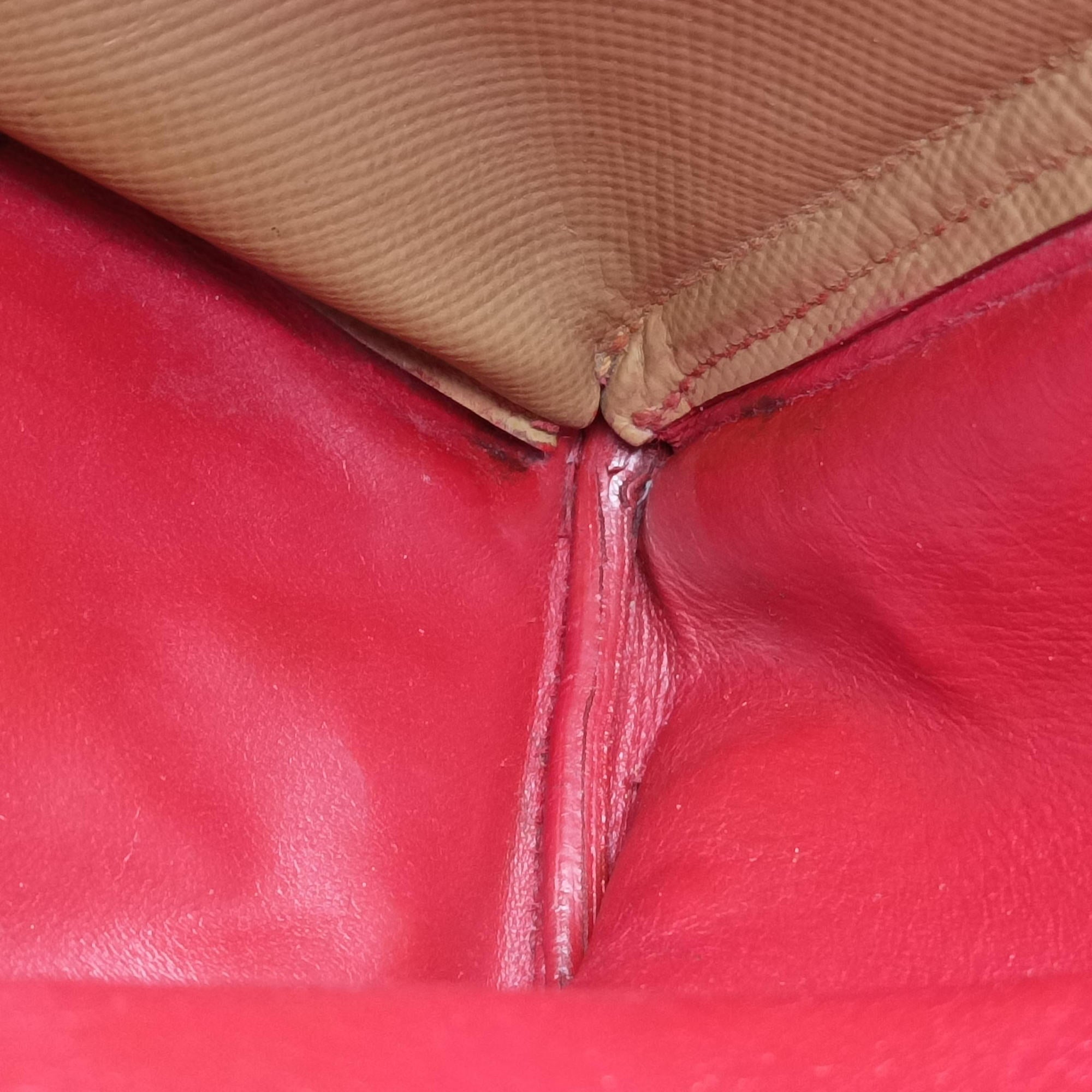 Double Cuir Camel SAFFIANO Leather BN2755 3ダブル キュイール キャメル サフィアーノレザー BN2755 3