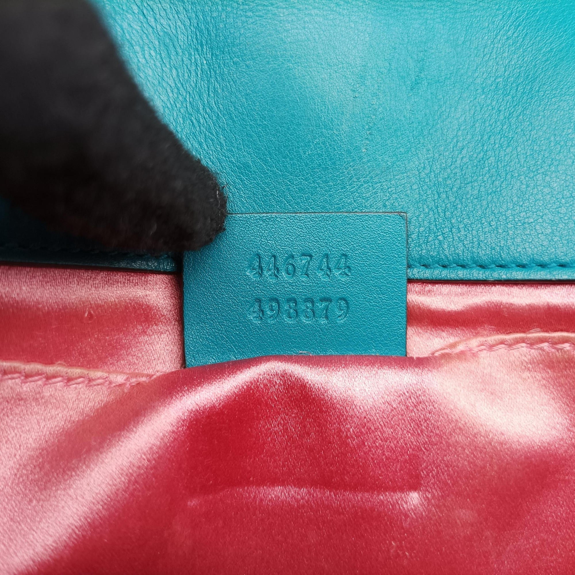GG Marmont Blue velour 446744 E022103228GGマーモント ブルー ベロア 446744 E022103228